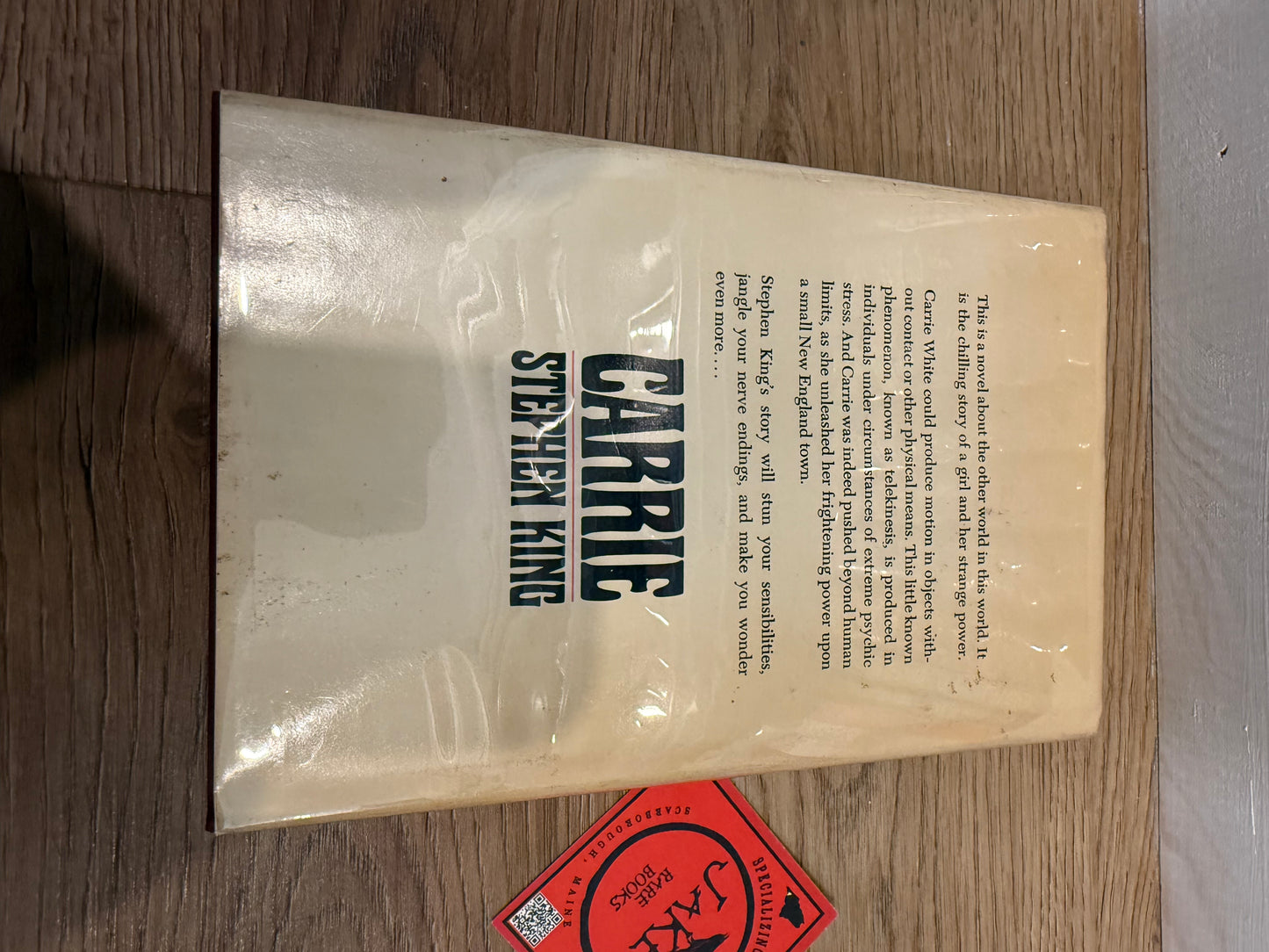 Stephen King, Carrie, First Edition, Doubleday Publishing
