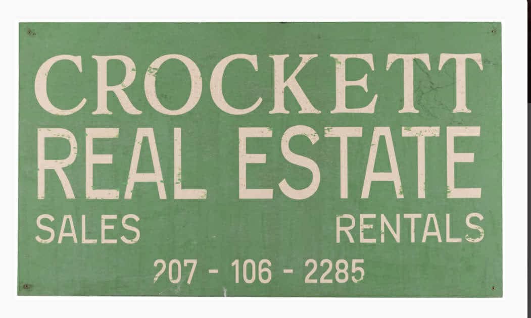 Salem’s Lot, Crocket Real Estate Wood Sign, Screen Used, Max Production 2024