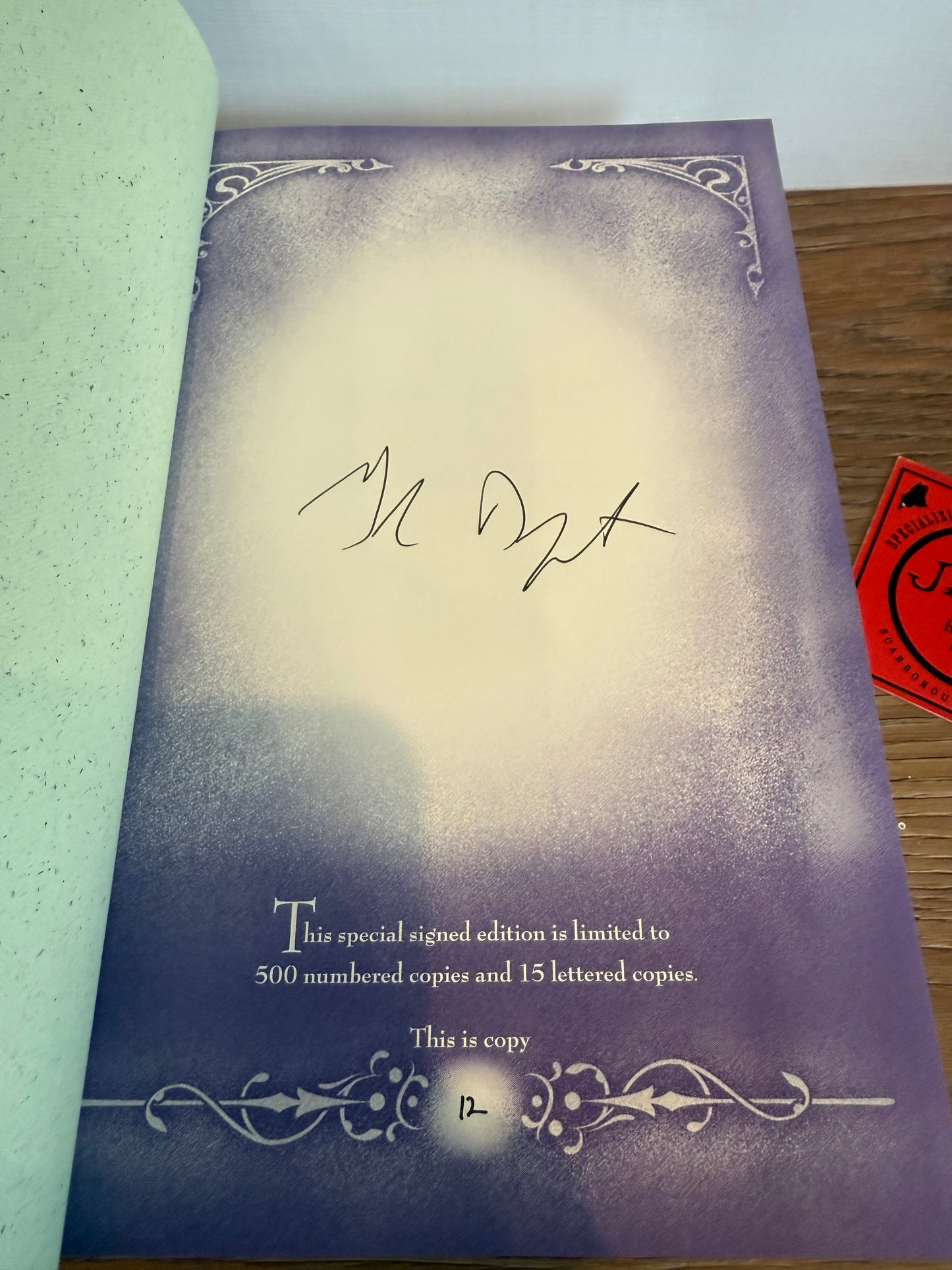 Gordon Dahlquist, The Glass Book of the Dream Eaters, Signed/Limited #12, Subterranean Press