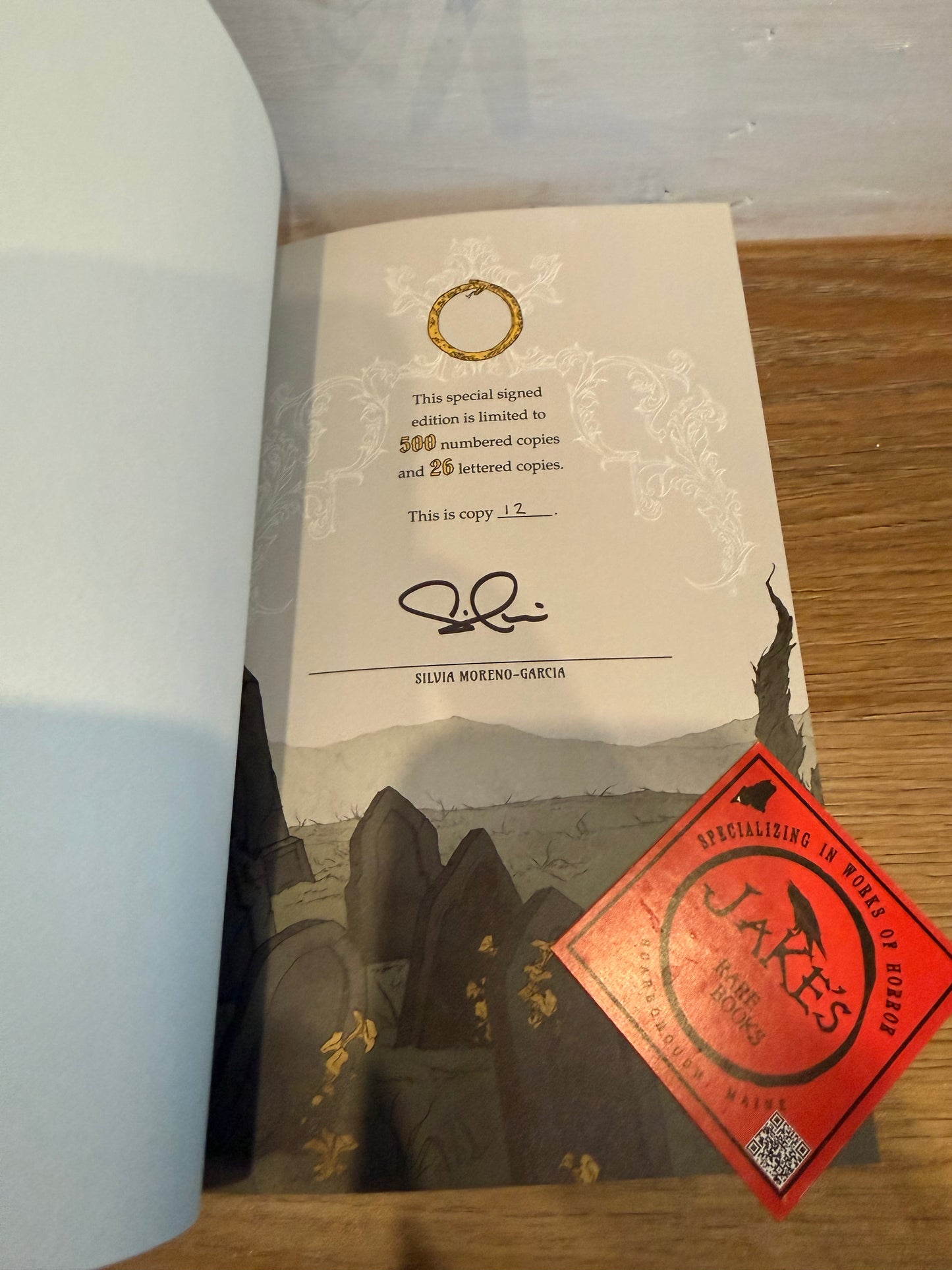 Silvia Moreno-Garcia, Mexican Gothic, Signed/Limited #12, Subterranean Press