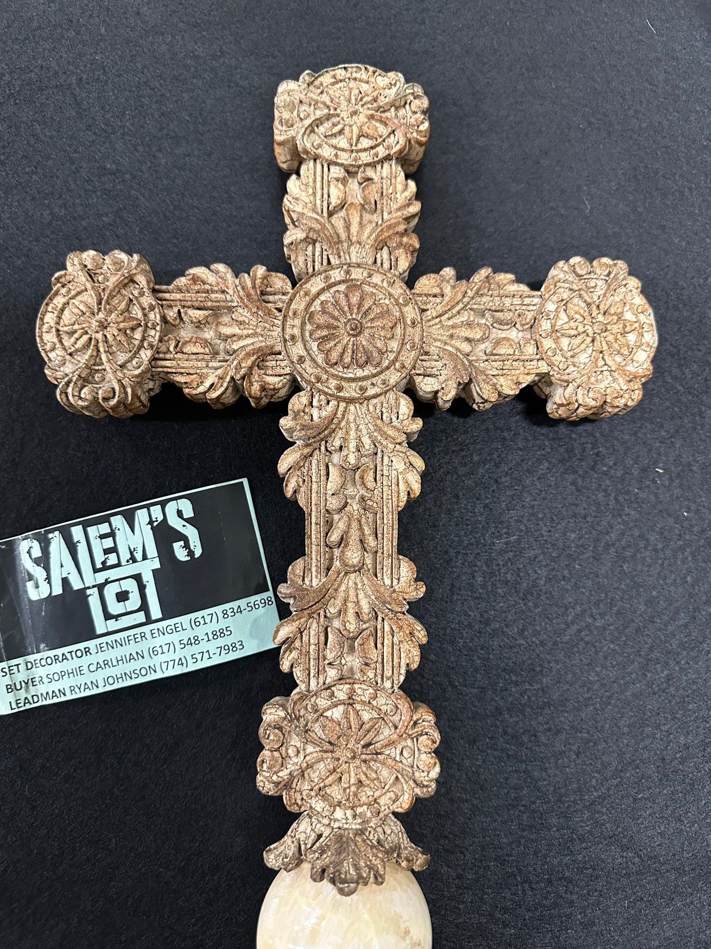 Salem’s Lot, Ornate Crucifix, Screen Used, Max 2024 Production