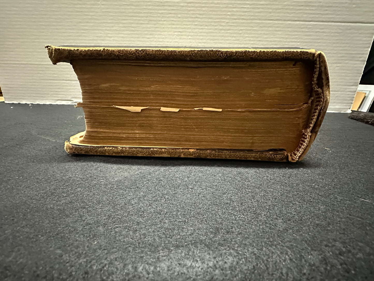 Stephen King, Salem’s Lot, Production Used Antique Bible, With Hand Drawings