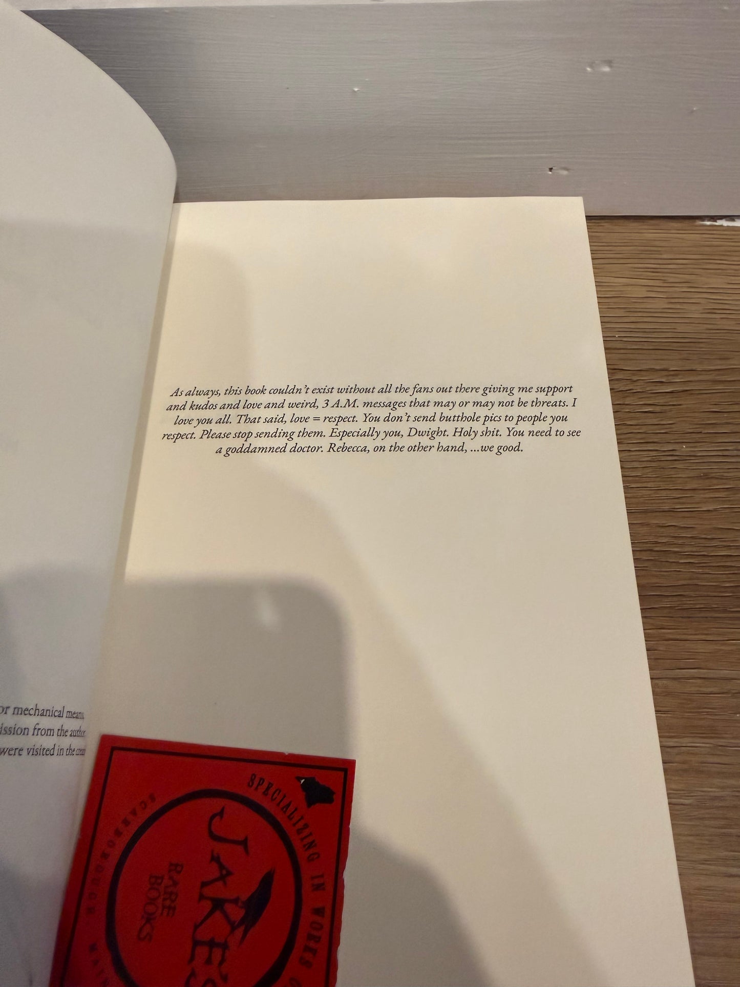 Matt Dinniman, The Eye of the Bedlam Bride, First Edition, SIGNED, Dandy House