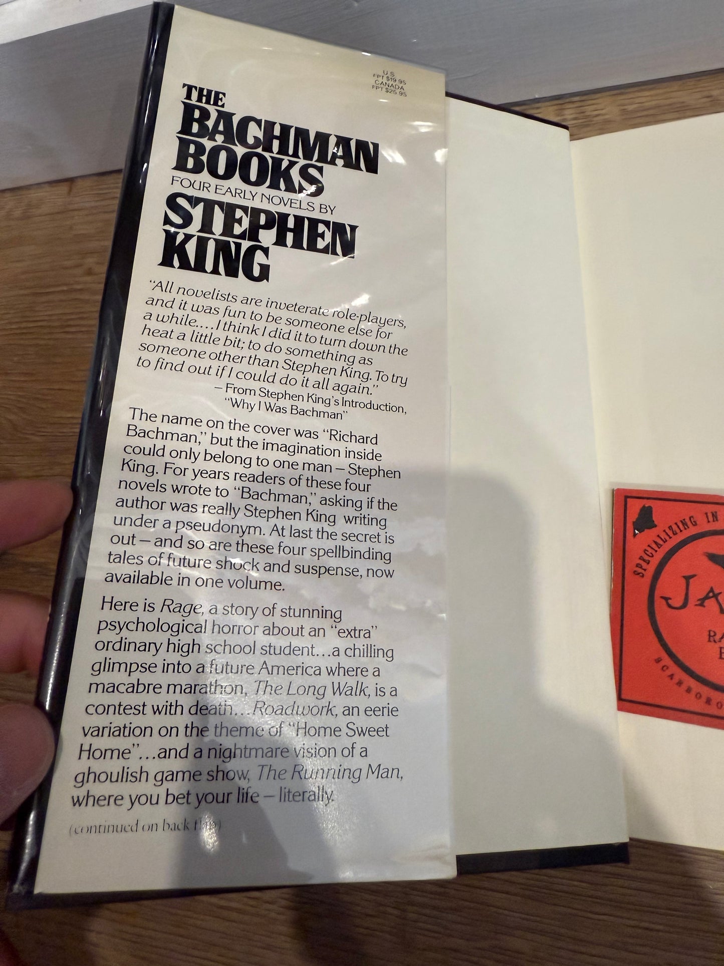Stephen King, The Bachman Books, First Printing, Signet Publishing