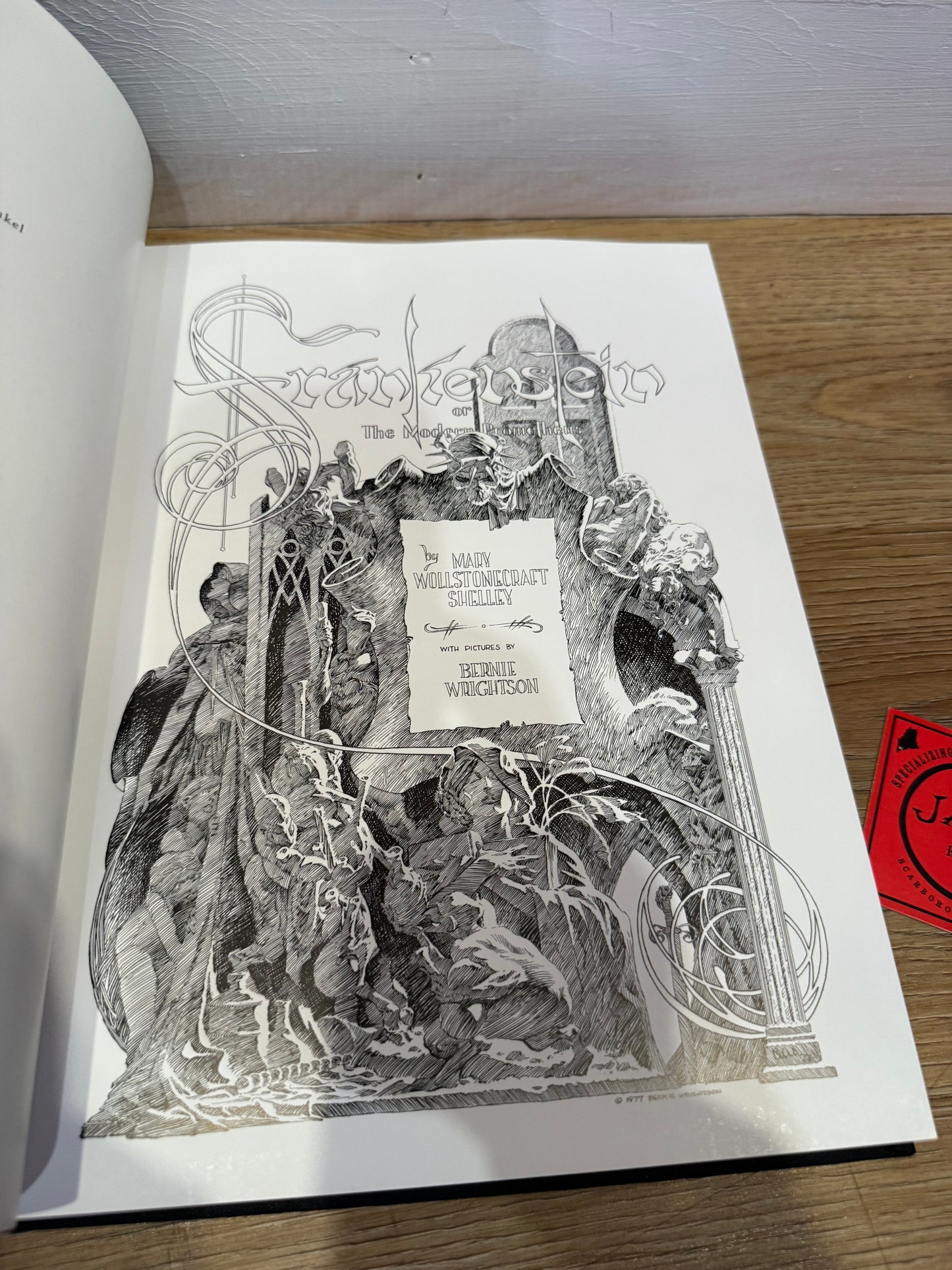 Mary Shelley, Frankenstein, Limited Edition, Illustrated by Bernie Wrightson, Dark Horse Books