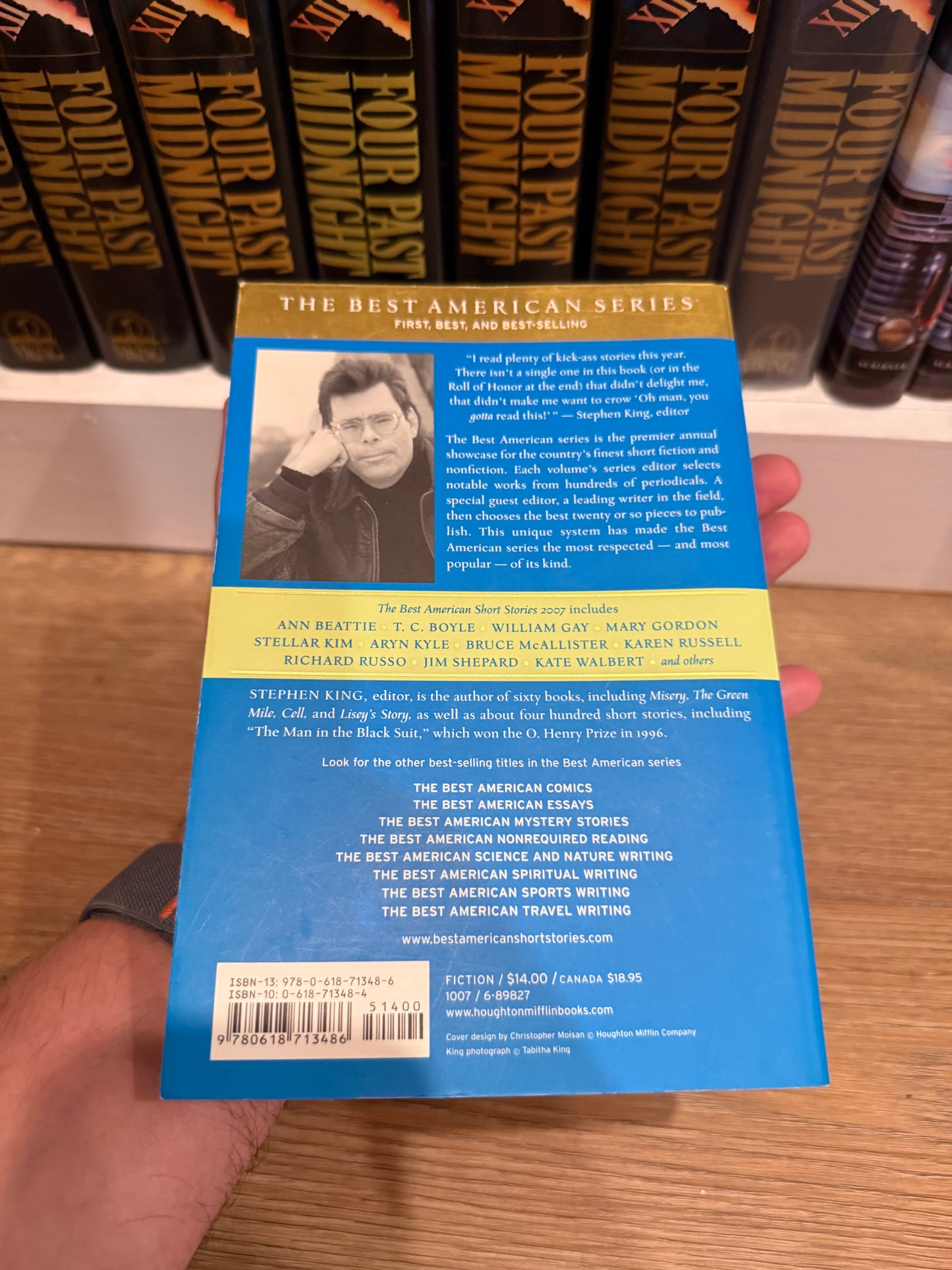 Best American Short Stories, First Edition, Signed by Stephen King, Houghton Mifflin