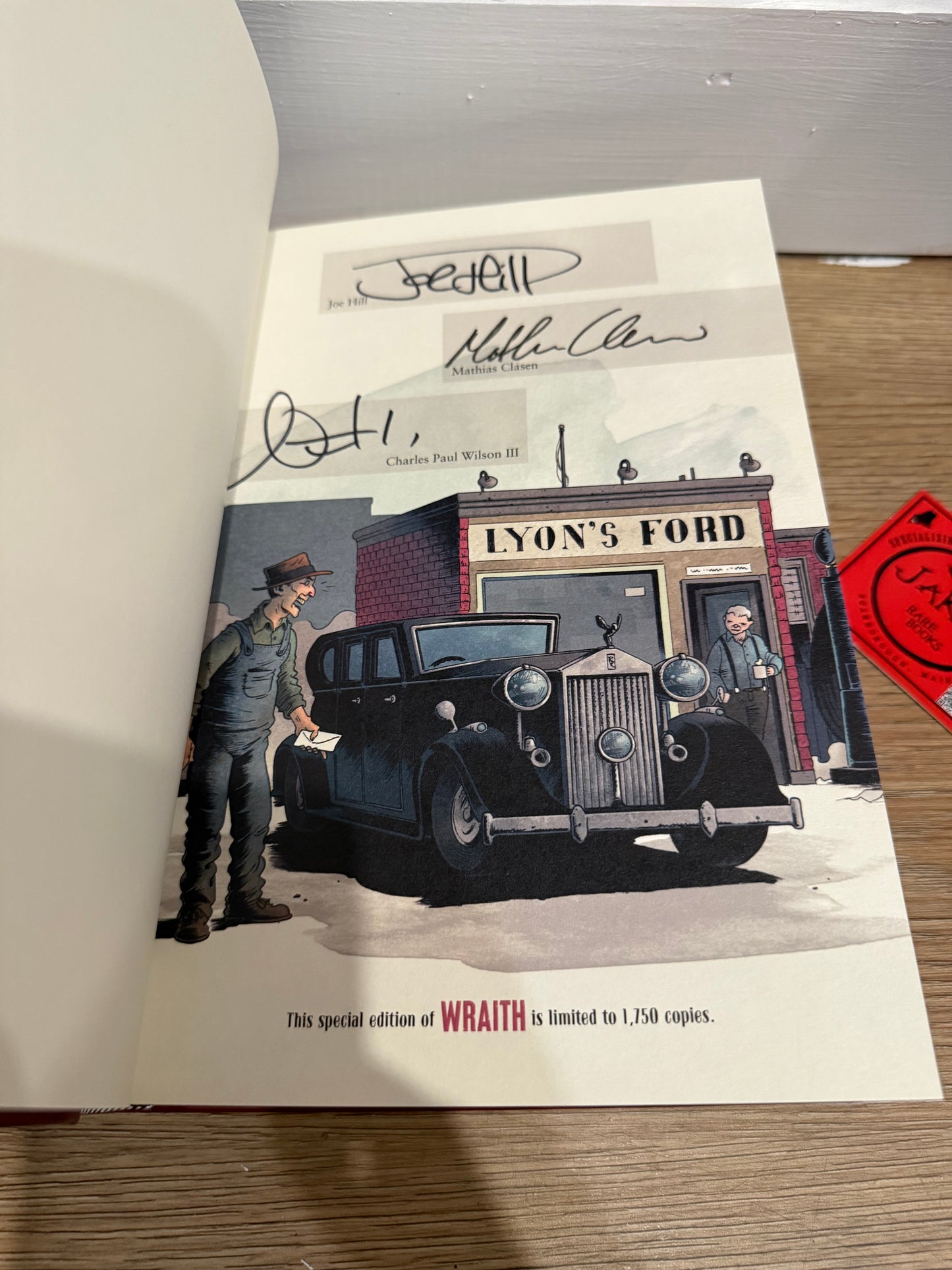 Joe Hill, Wraith, Signed/Limited, Lividian Publications