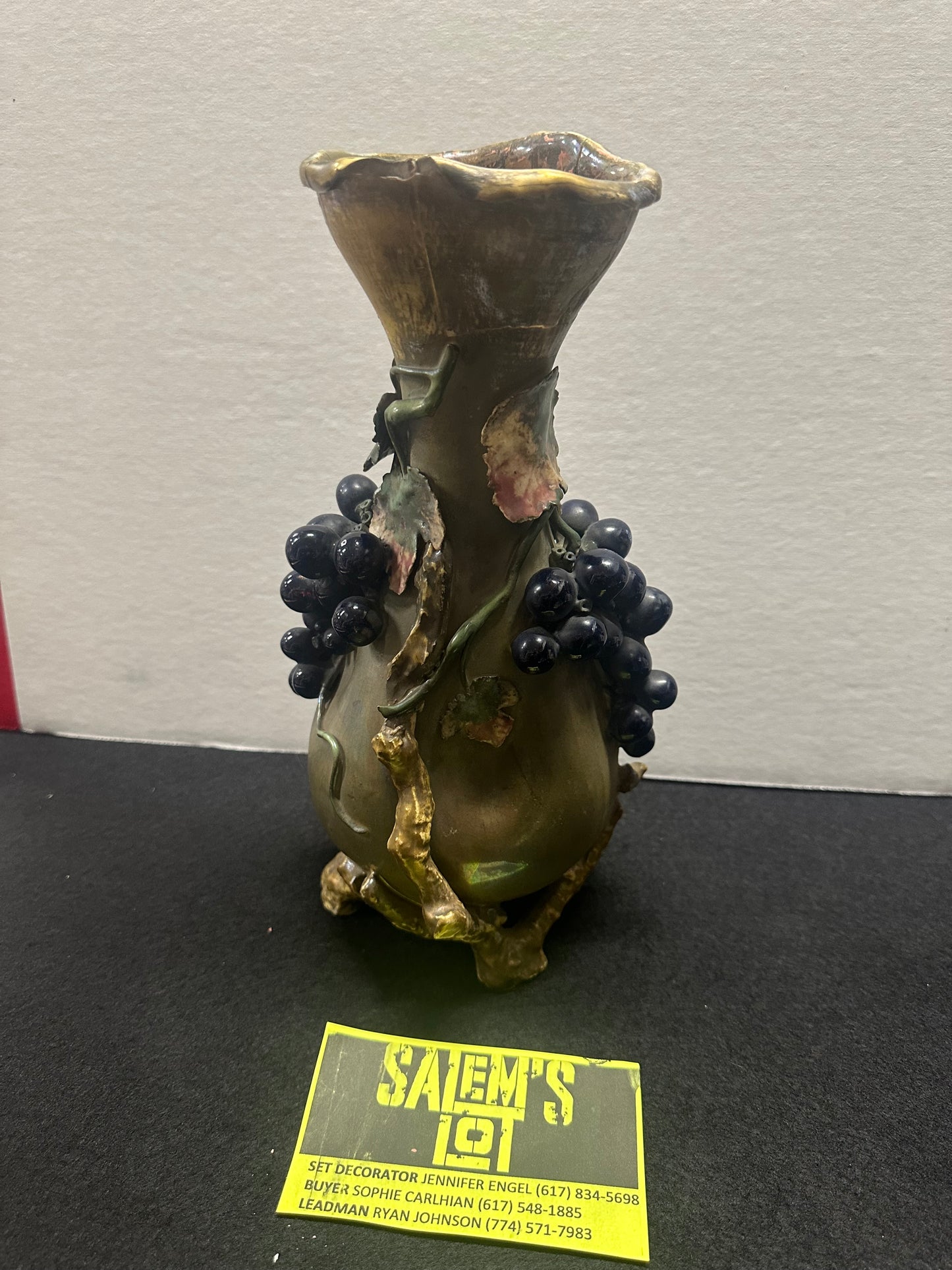 Stephen King, Salem’s Lot Production Used Antique Vase