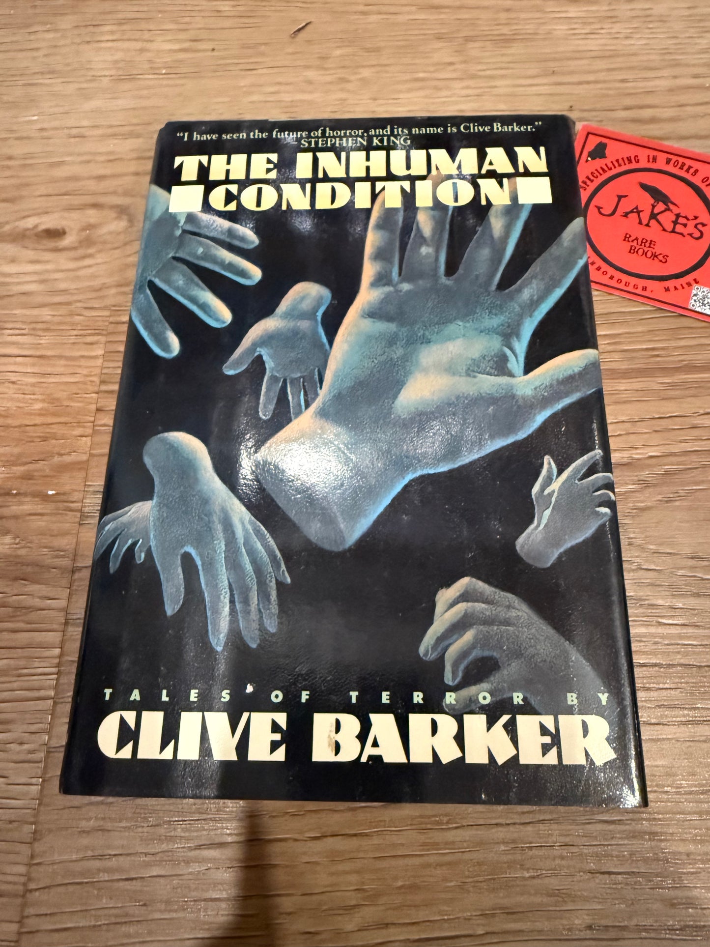 Clive Barker, The Inhuman Condition, First Edition, Poseidon Press