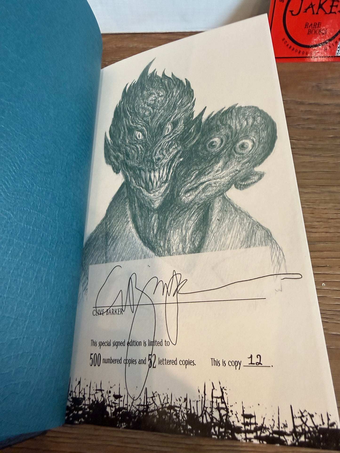 Clive Barker, Infernal Parade, Signed Limited #12, Subterranean Press
