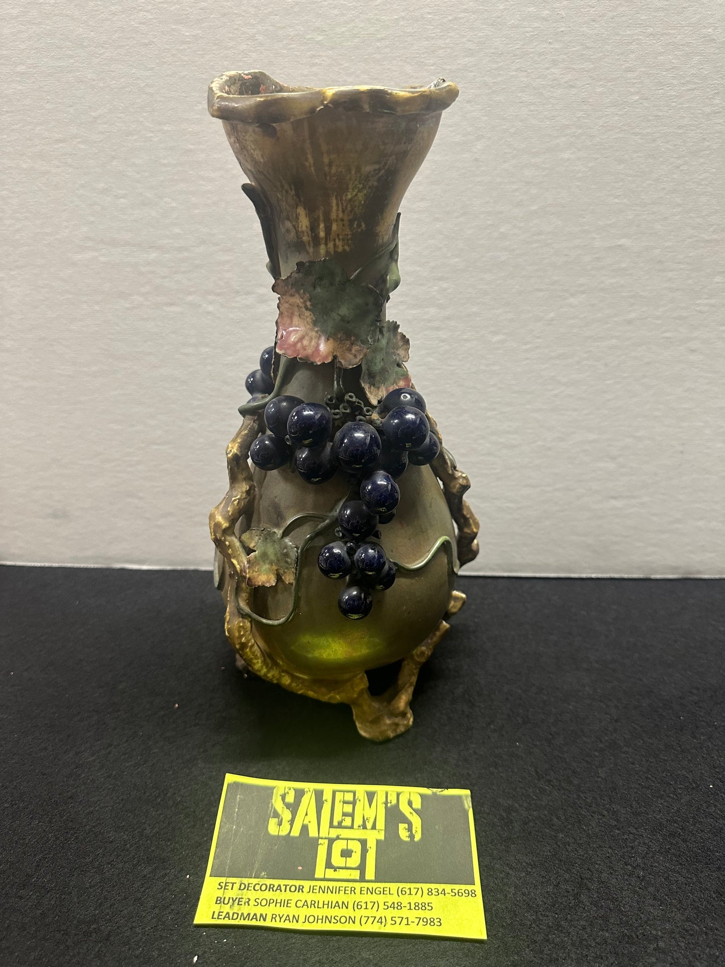 Stephen King, Salem’s Lot Production Used Antique Vase