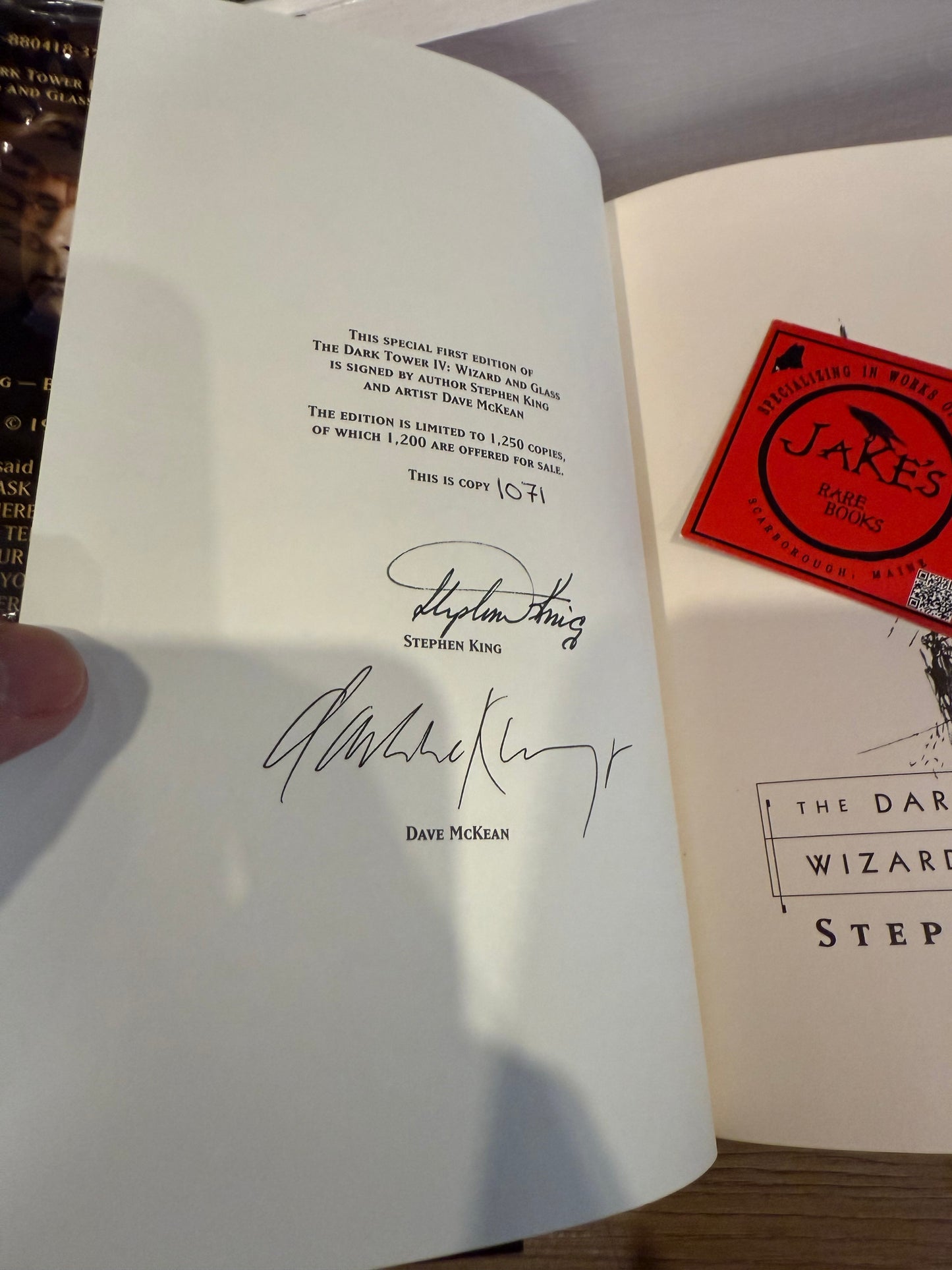 Stephen King, Wizard and Glass, Signed/Limited #1071, Grant Publishing