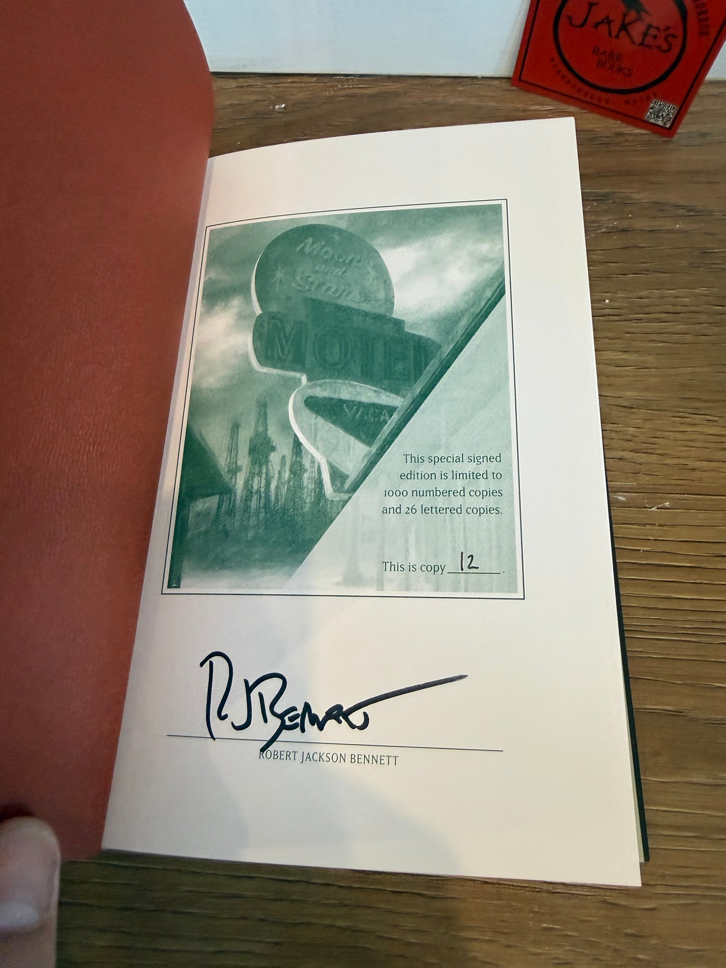 Robert Jackson Bennett, In the Shadows of Men, Signed Limited #12, Subterranean Press