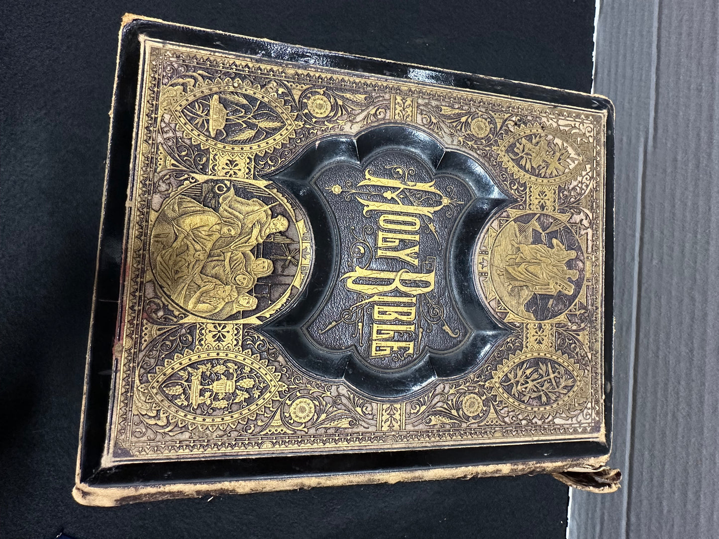 Stephen King, Salem’s Lot, Production Used Antique Bible, With Hand Drawings