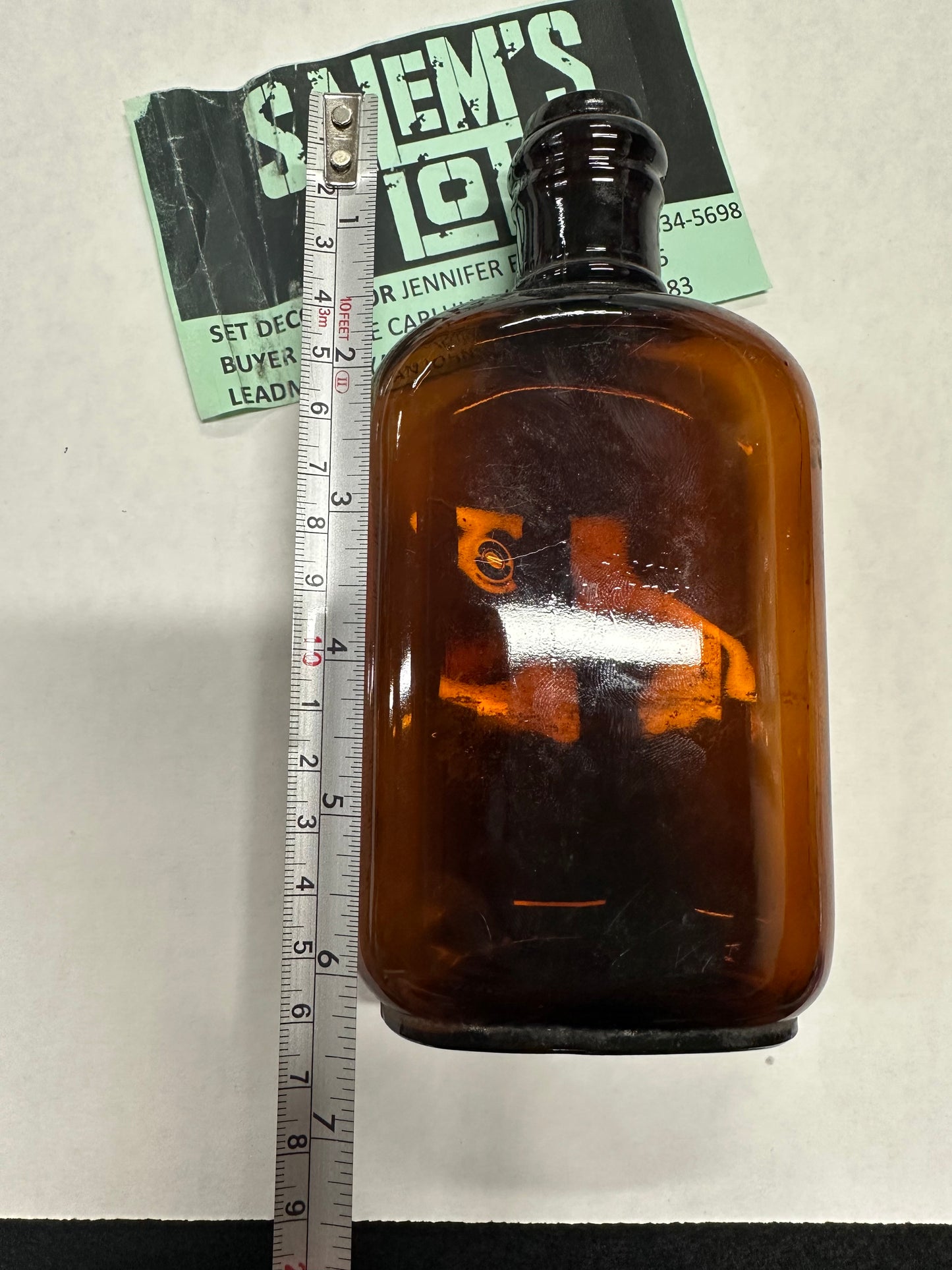 Salem’s Lot, Antique Glass Medicine Bottle, Screen Used, Max Production 2024