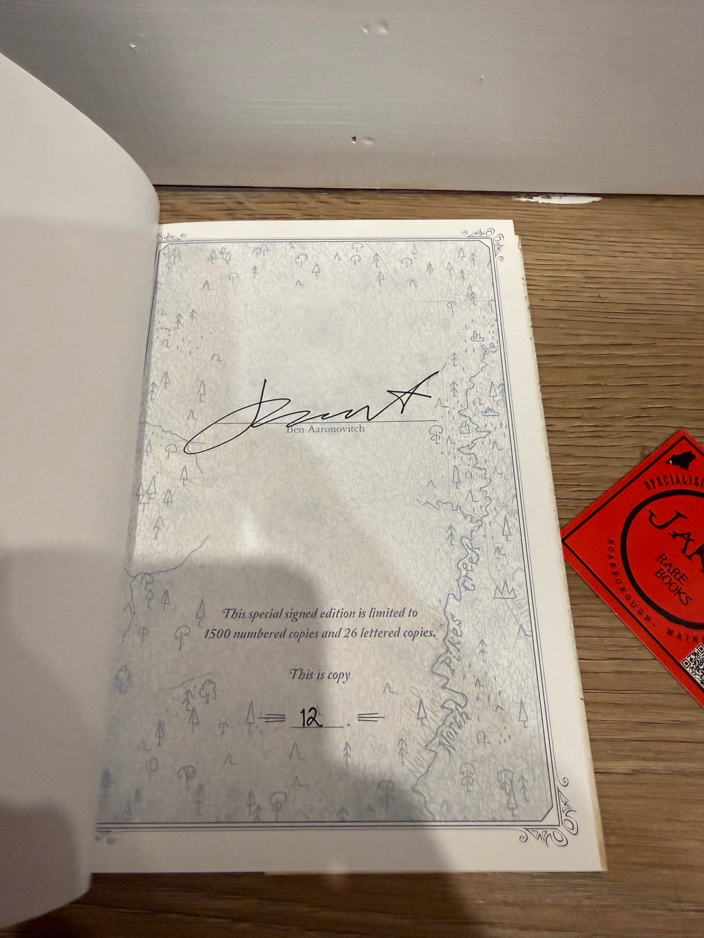 Ben Aaronovitch, Winter’s Game, Signed/Limited #12, Subterranean Press