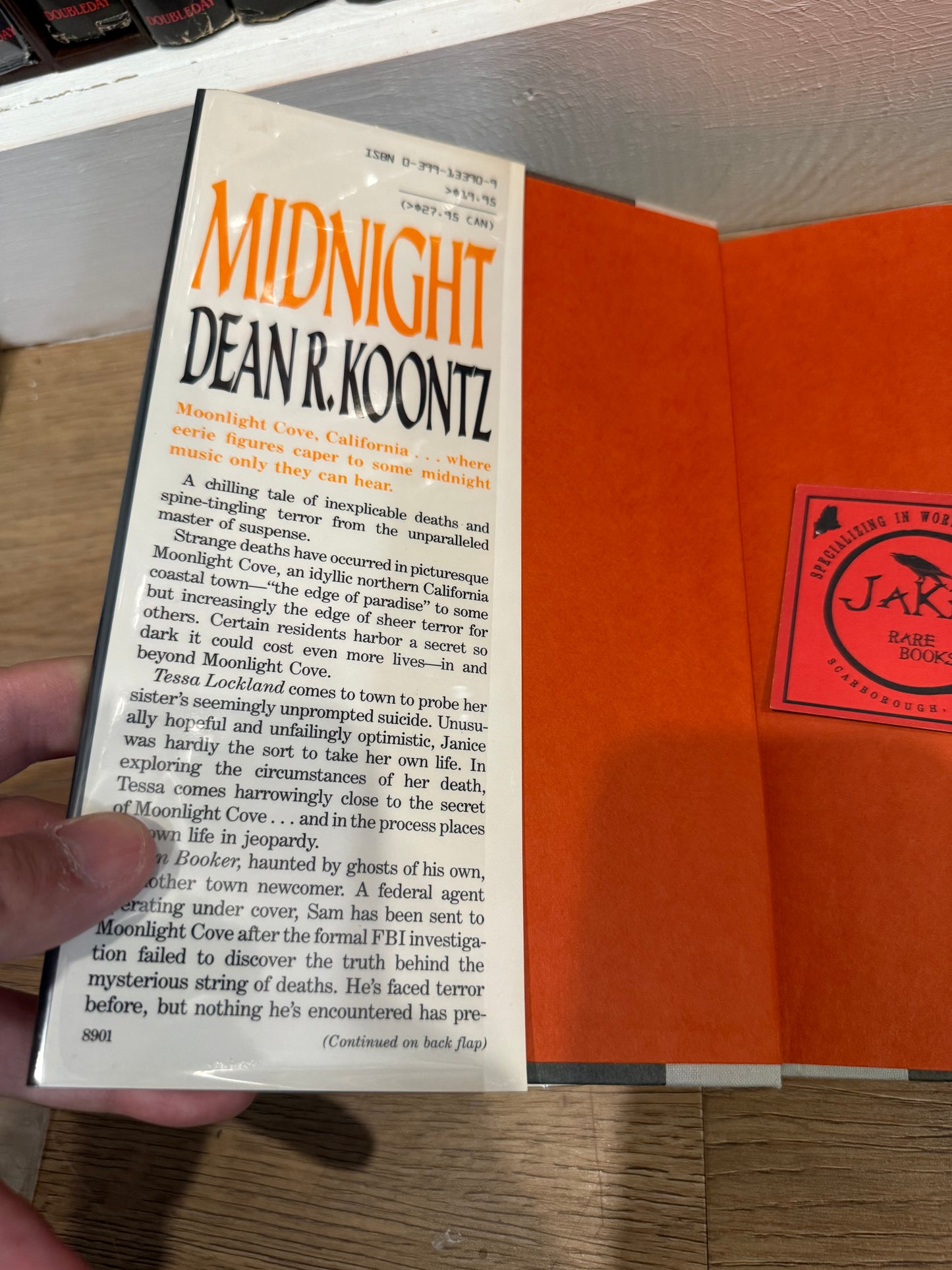 Dean Koontz, Midnight, First Edition INSCRIBED