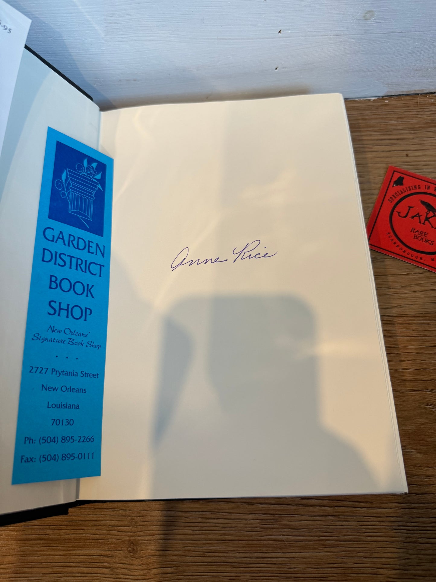 Anne Rice, The Vampire Armand, SIGNED First Edition, Knopf Publishing