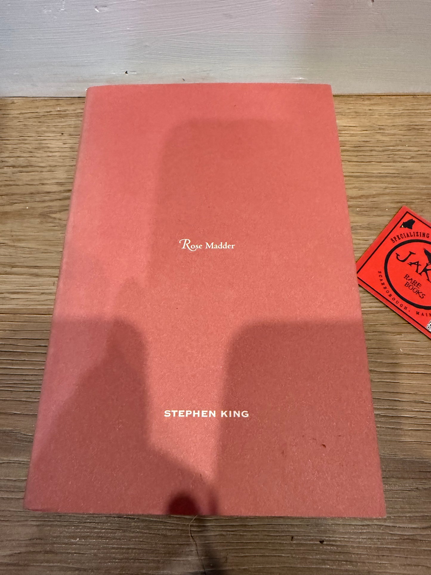 Stephen King, Rose Madder, Uncorrected Proof