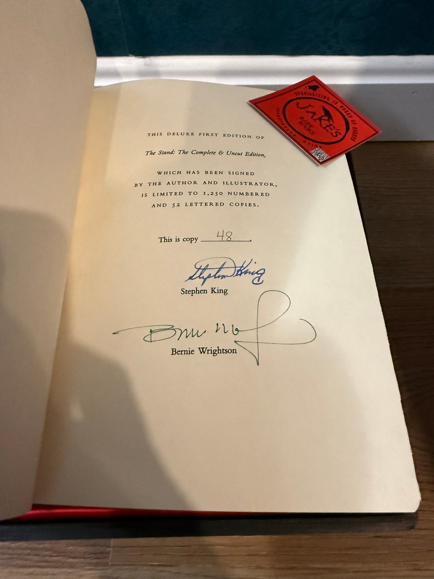 Stephen King, The Stand, Signed/Limited #48 “Coffin,” Doubleday