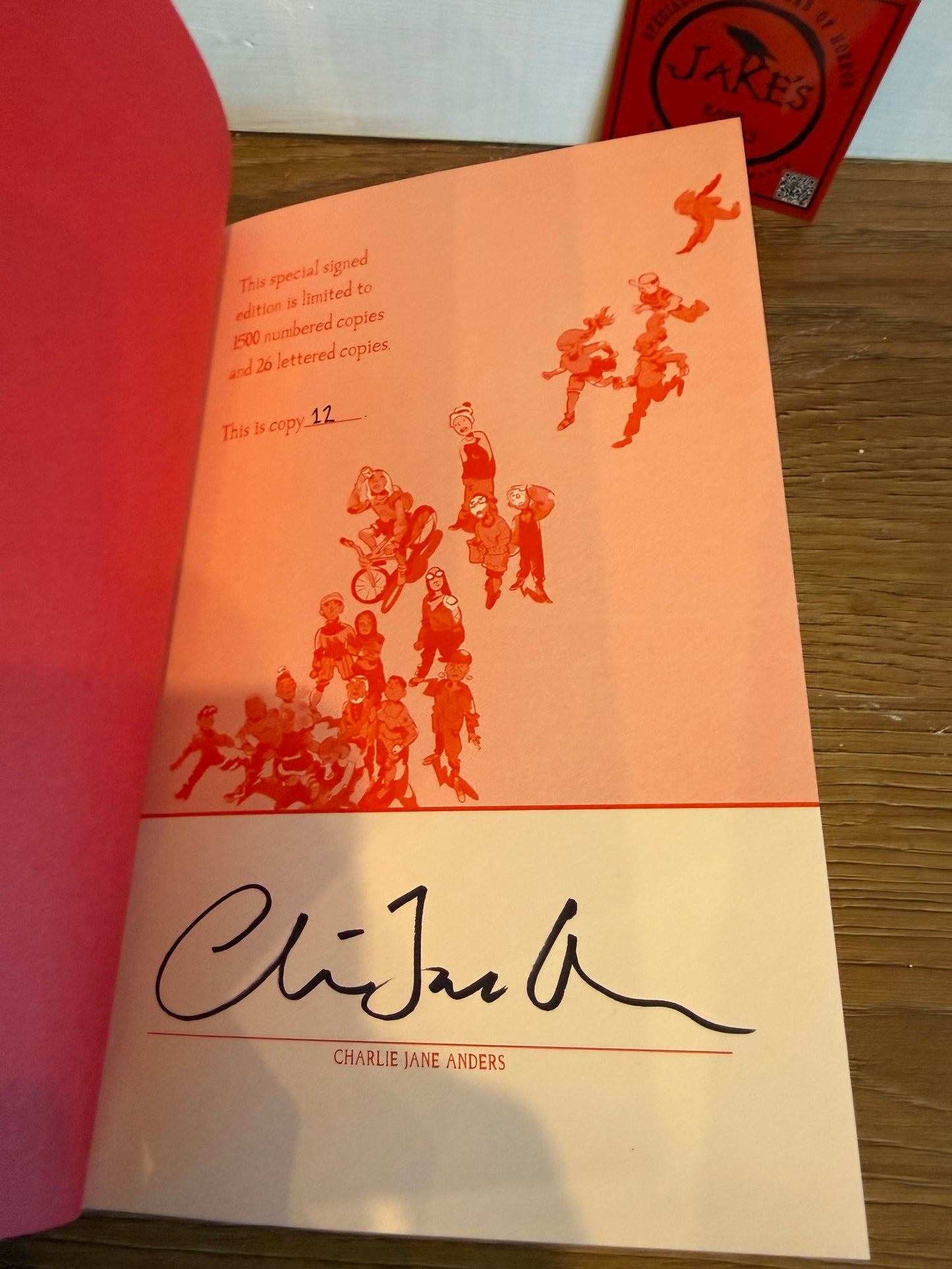 Charlie Jane Anders, Rock Manning Goes For Broke, Signed Limited #12, Subterranean Press