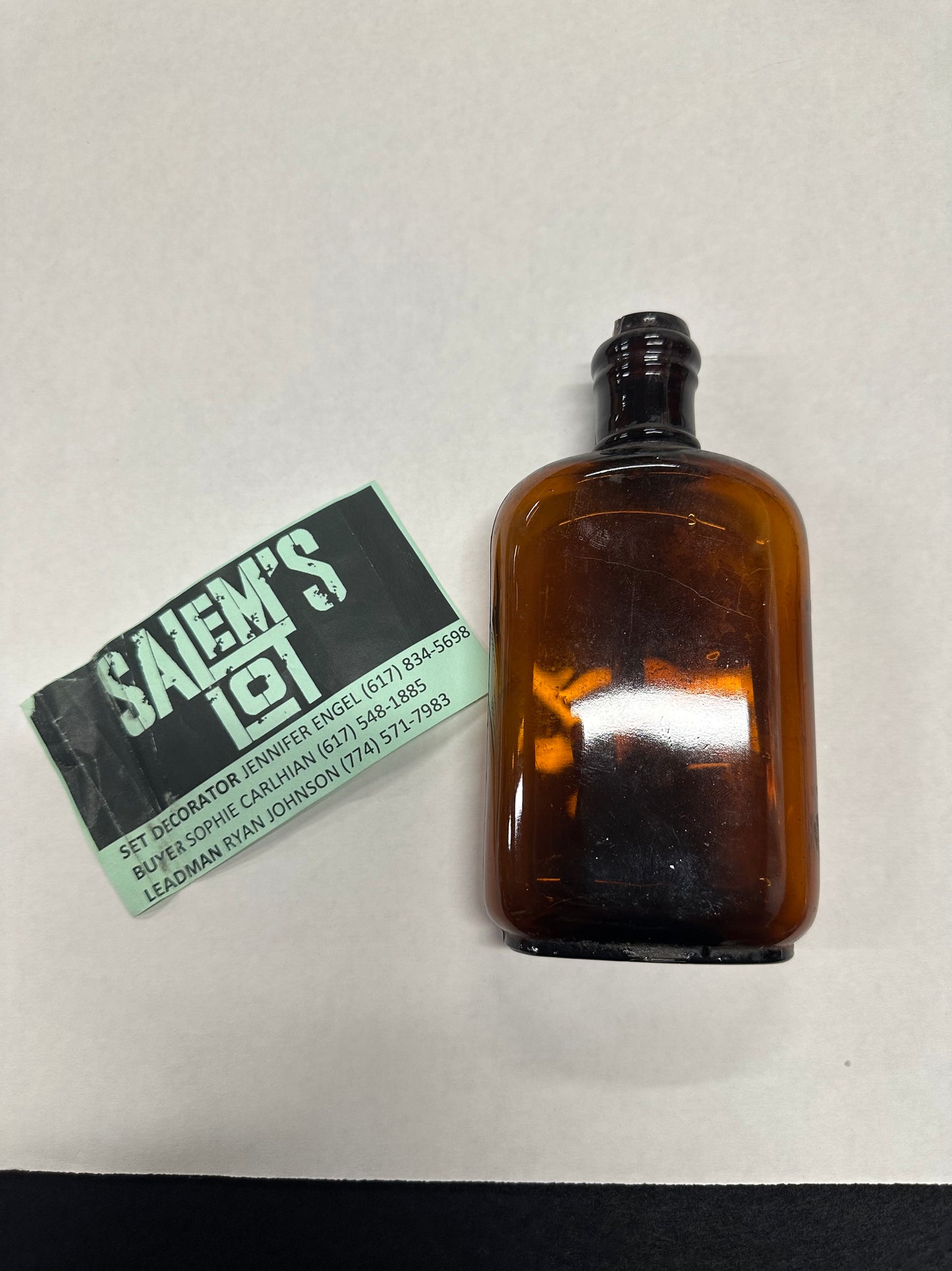 Salem’s Lot, Antique Glass Medicine Bottle, Screen Used, Max Production 2024