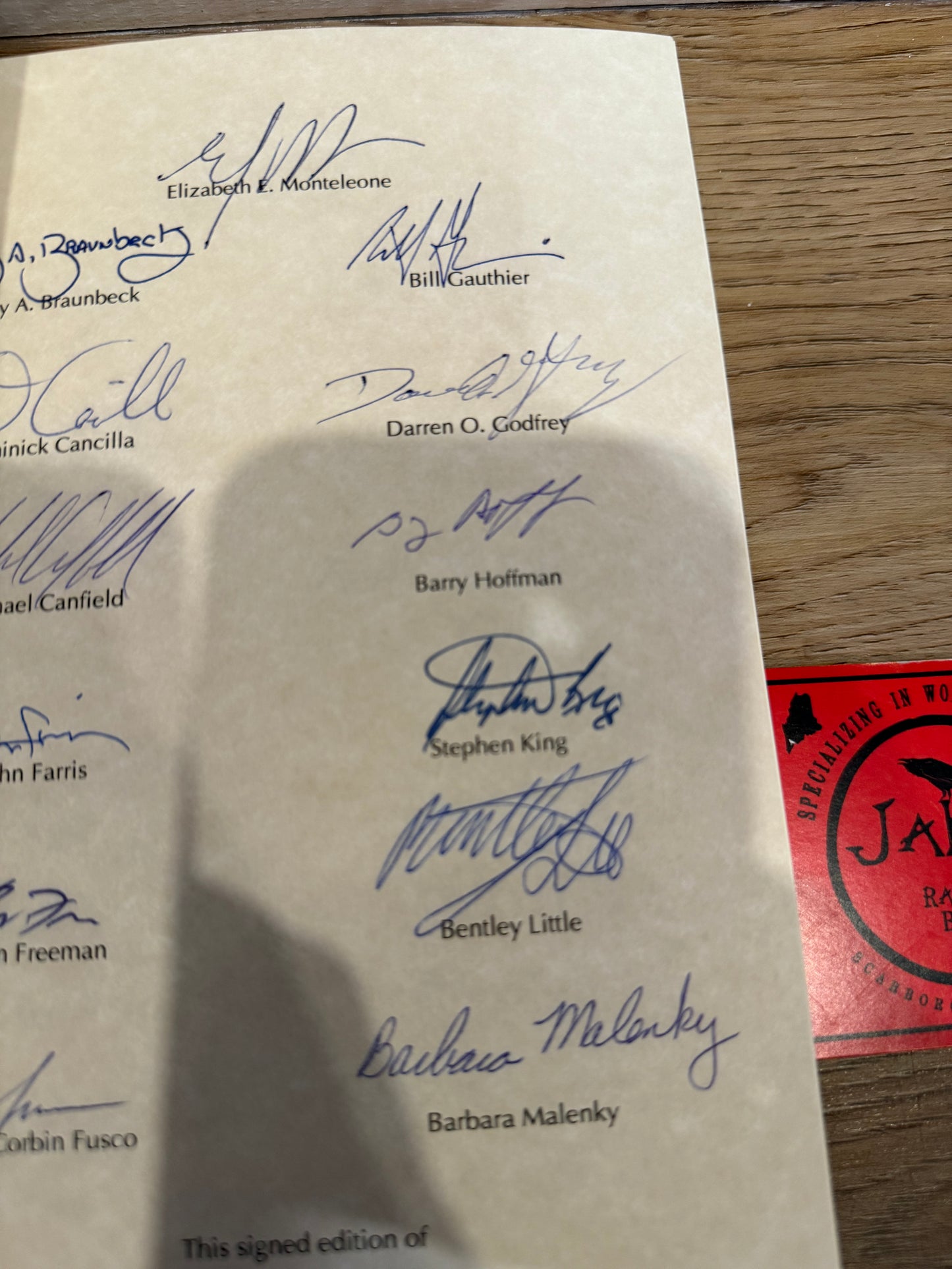 Borderlands 5, Signed by Stephen King