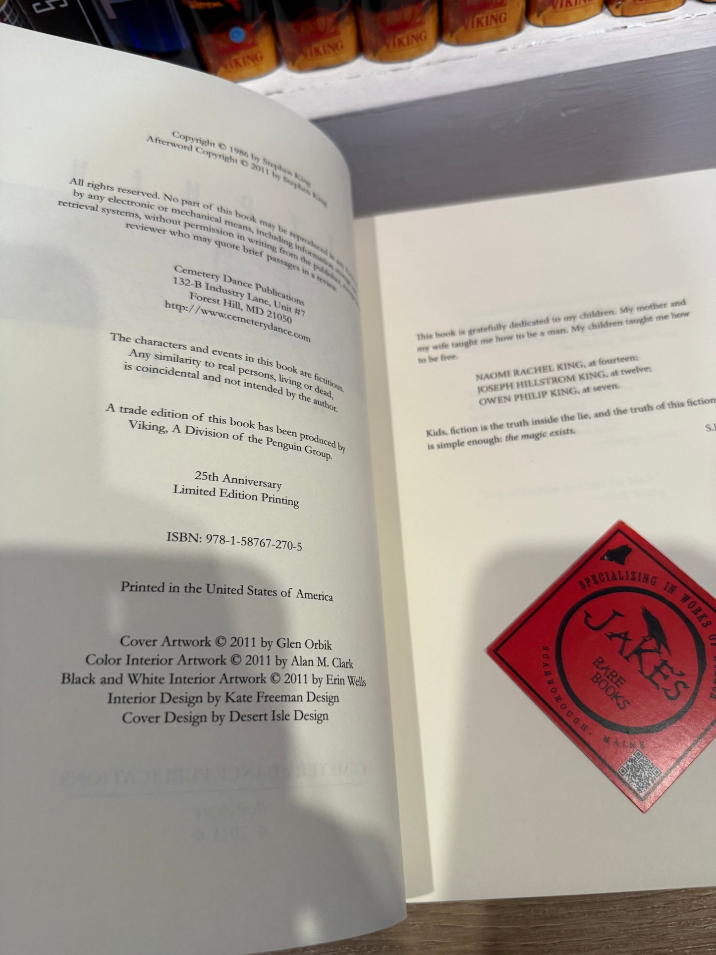 Stephen King, IT, Gift Edition, Cemetery Dance