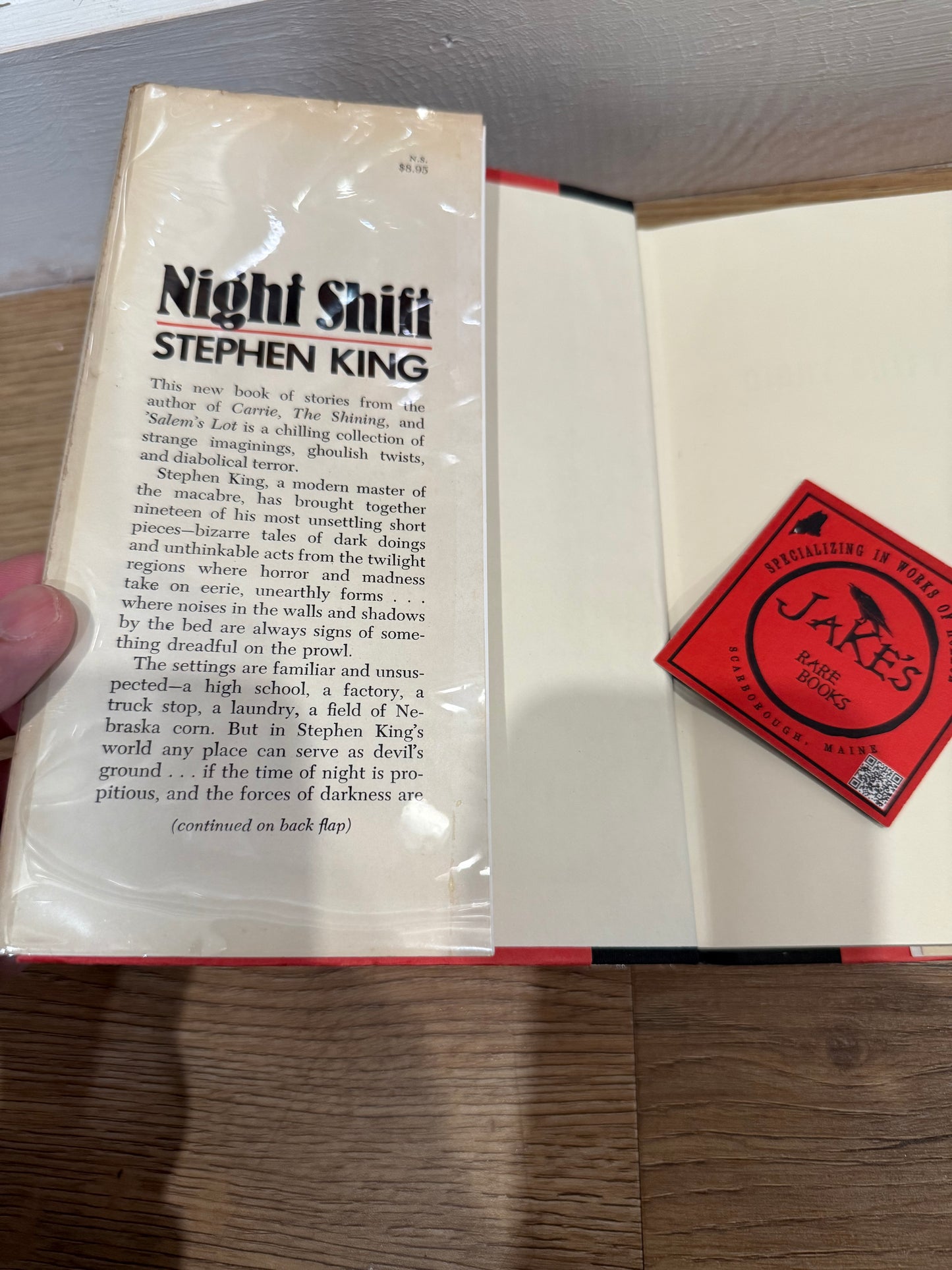 Stephen King, Night Shift, First Edition, Doubleday Publishing