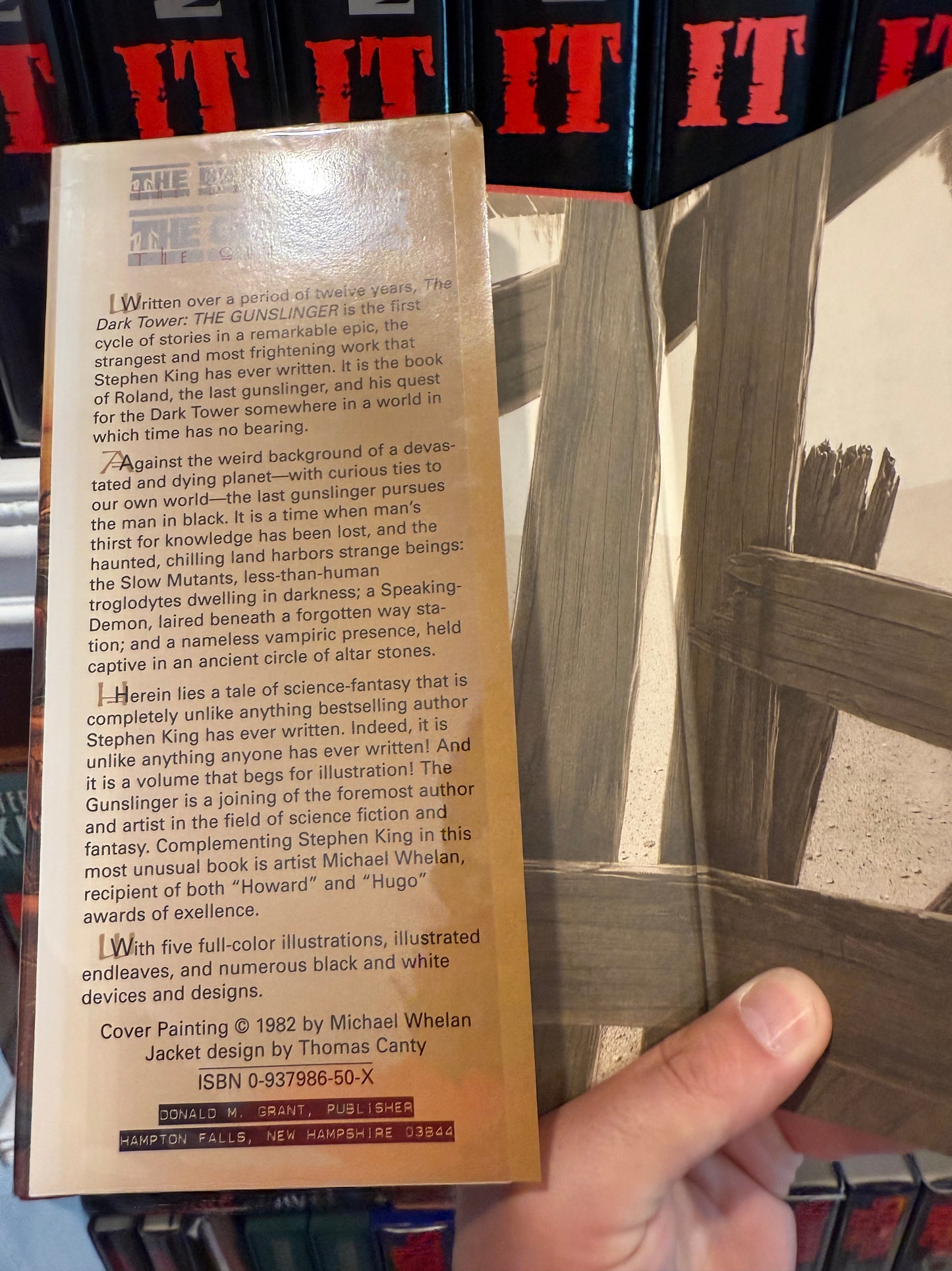 Stephen King, The Gunslinger, Third Printing, Grant Publishing