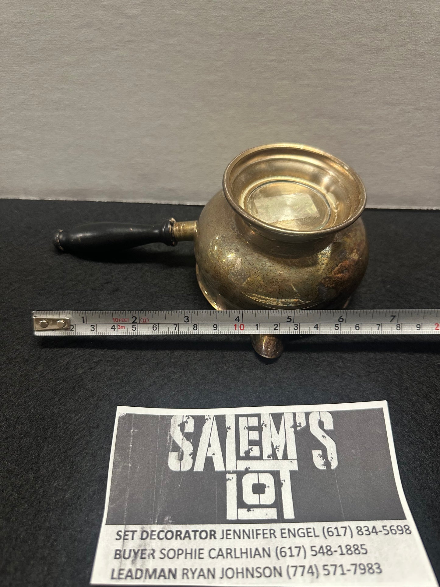 Stephen King, Salem’s Lot Production Used, Antique Pan