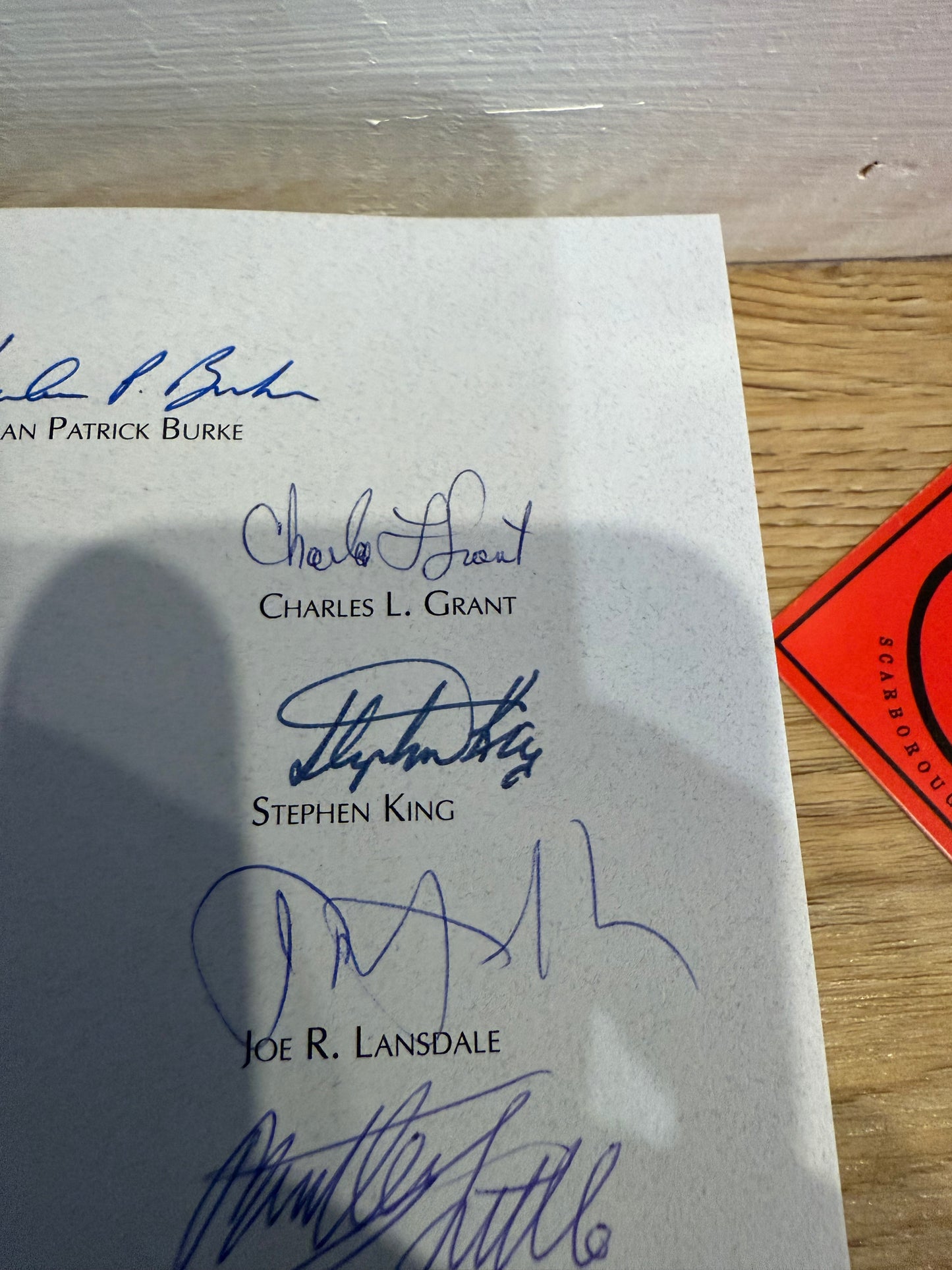 Quietly Now, Signed/Limited #213 (Signed by King and others)