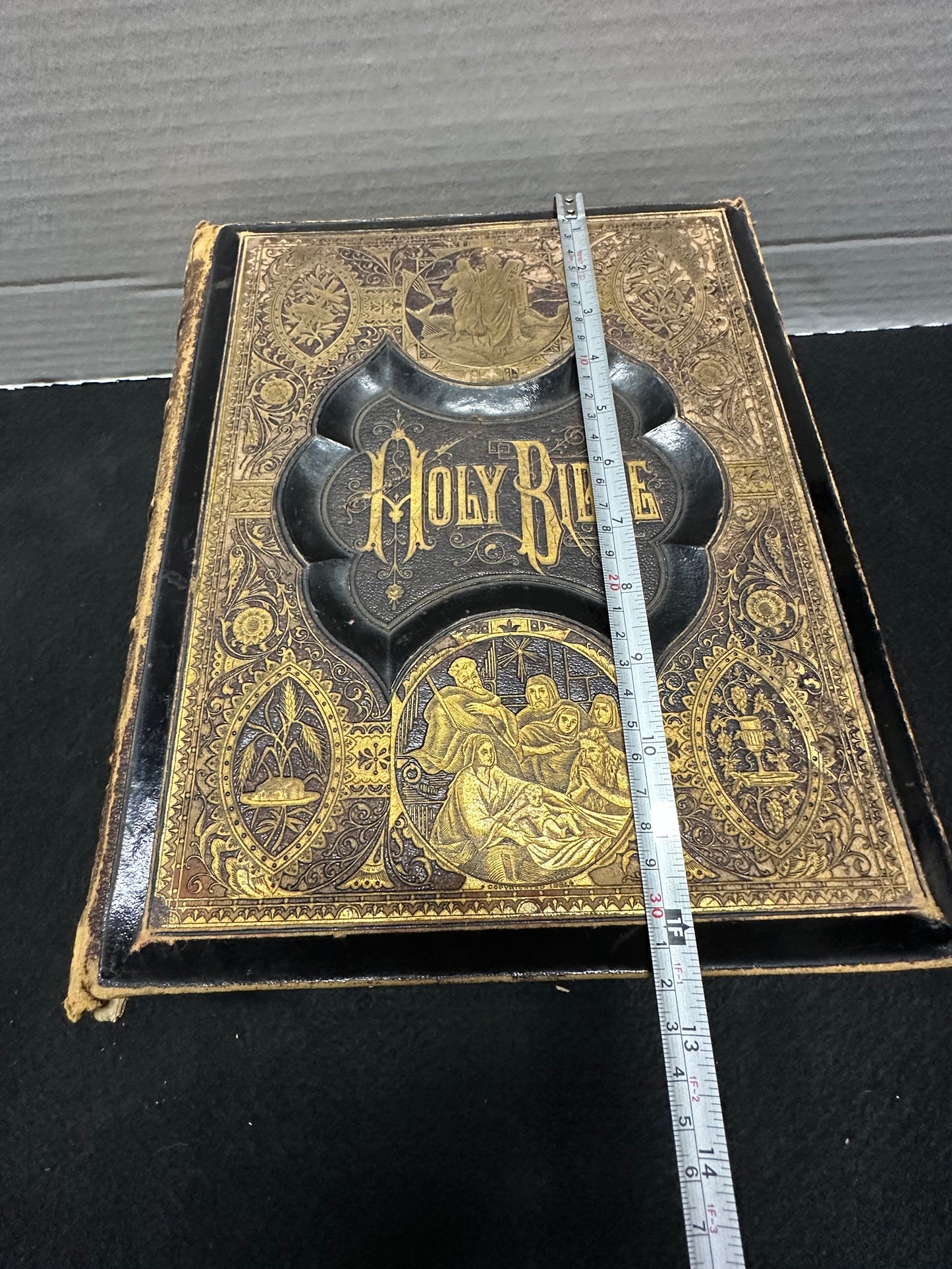Stephen King, Salem’s Lot, Production Used Antique Bible, With Hand Drawings