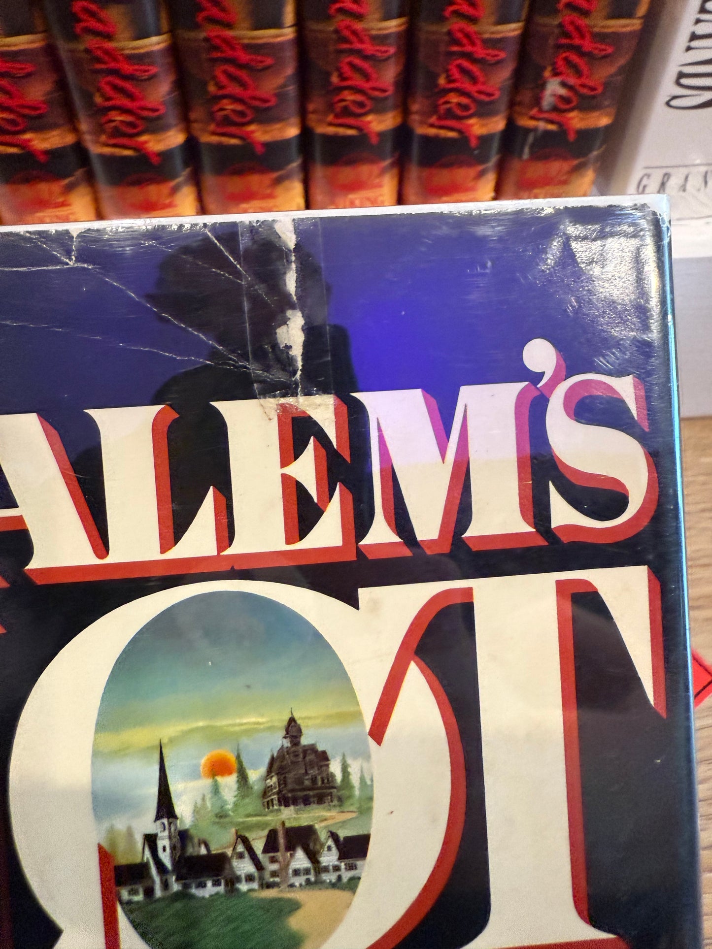 Stephen King, Salem’s Lot, First Edition with SIGNED Card, Father Cody Error, Doubleday Publishing,