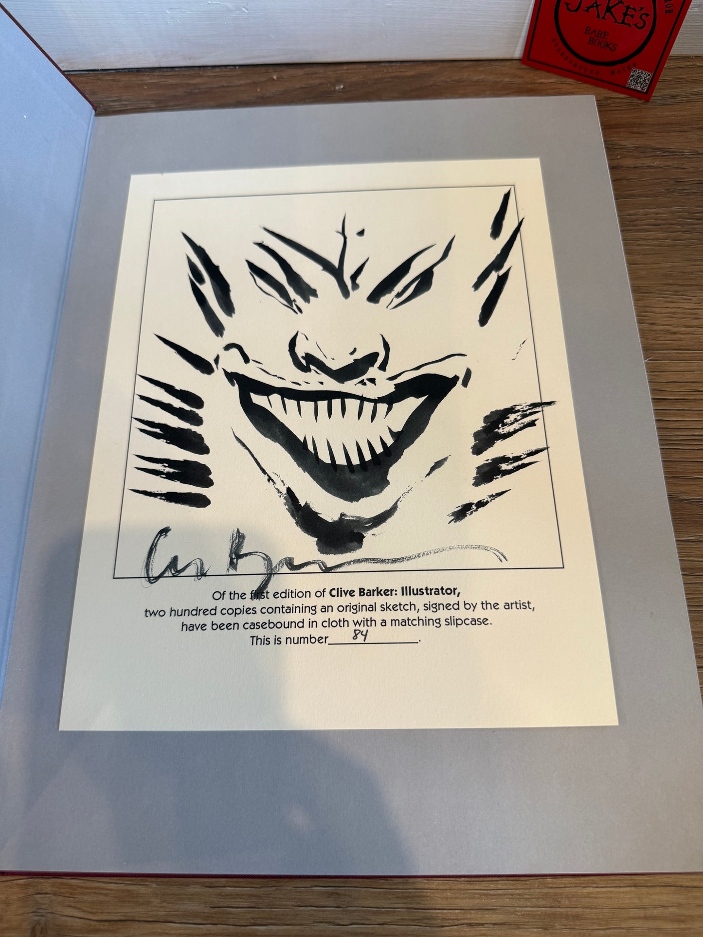 Clive Barker, Illustrator, Signed Limited #204