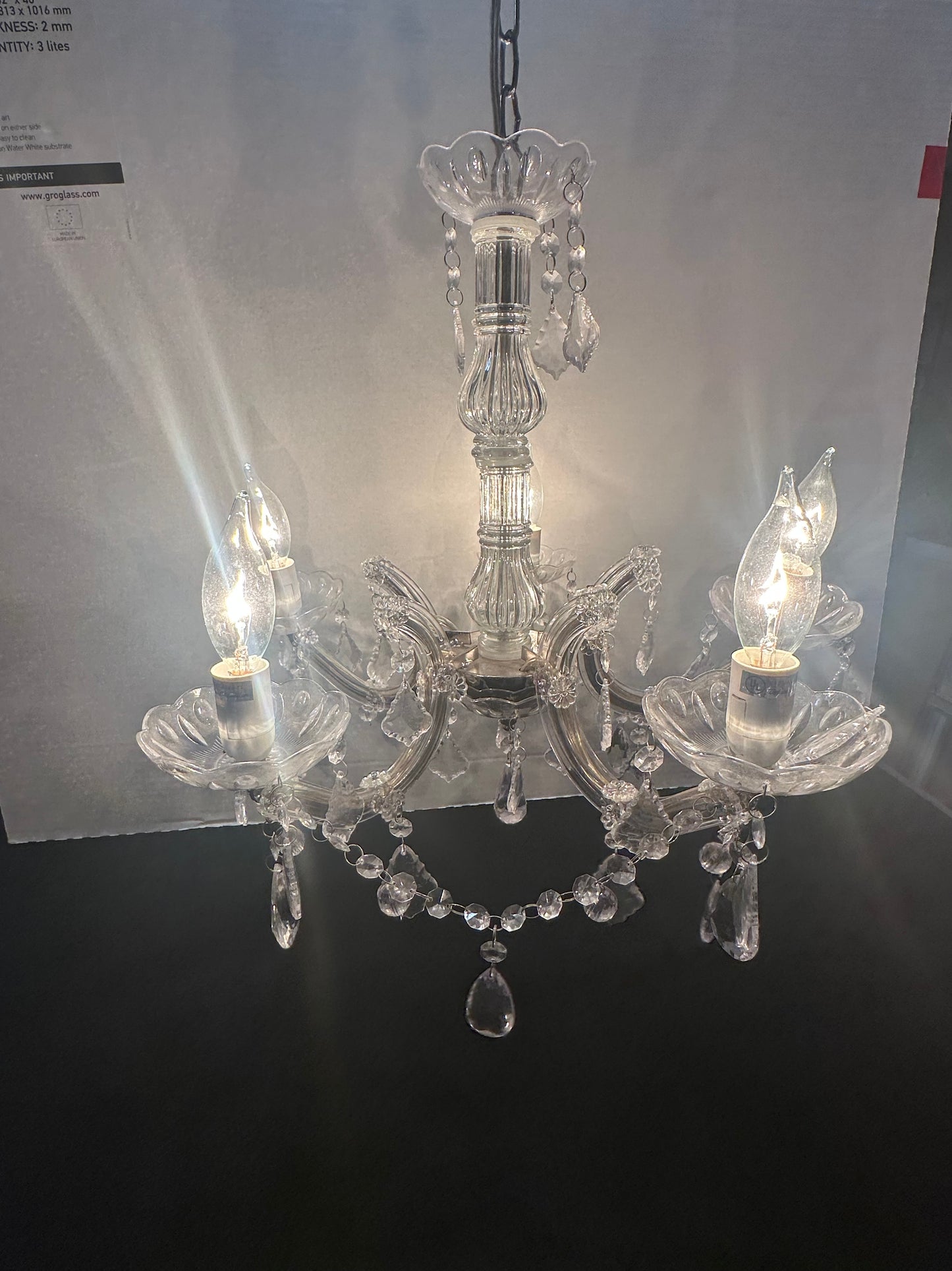 Stephen King, Salem’s Lot, Screen Used Antique Crystal Chandelier