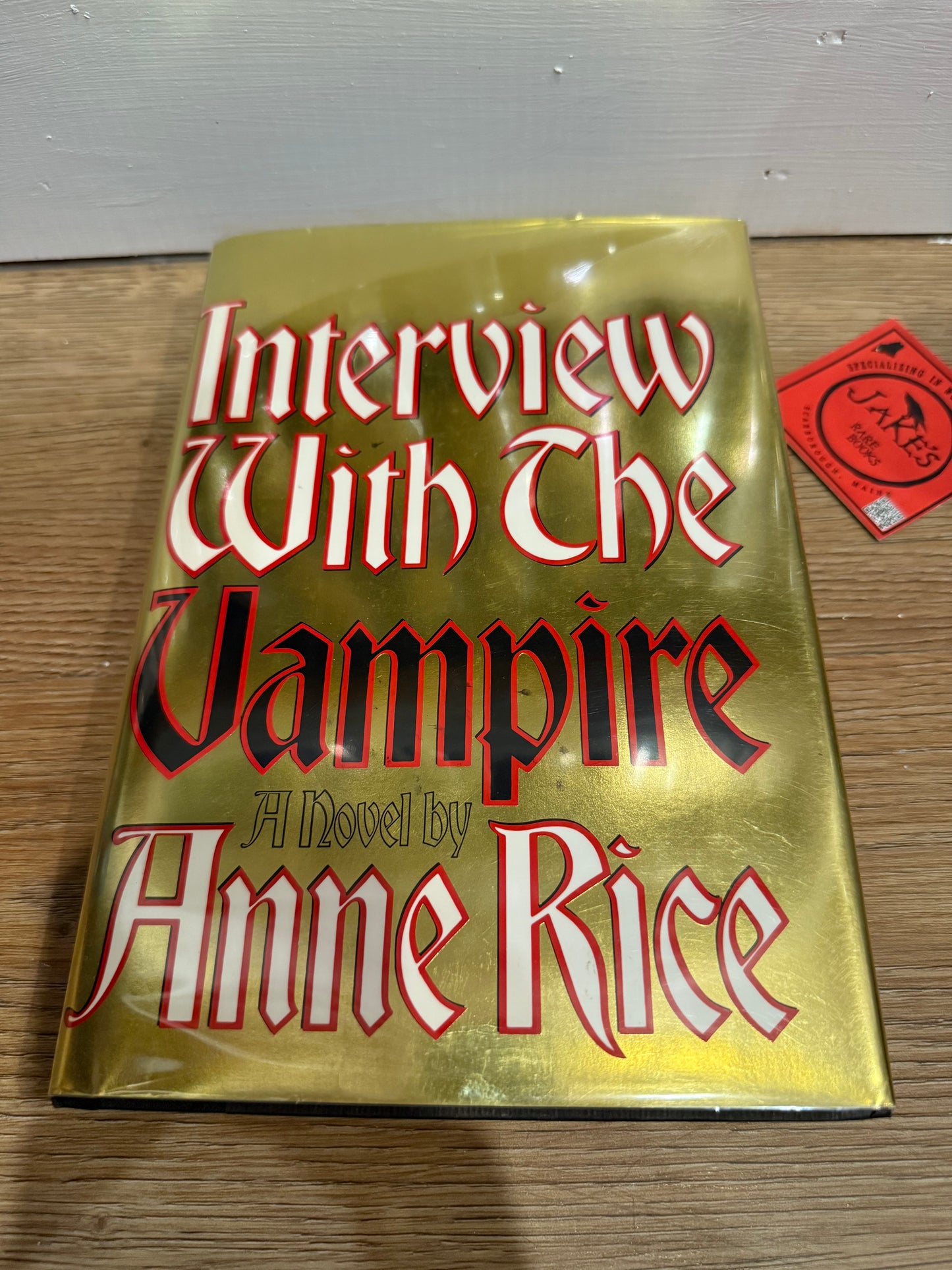 Anne Rice, Interview With a Vampire, Later Printing, SIGNED, Knopf