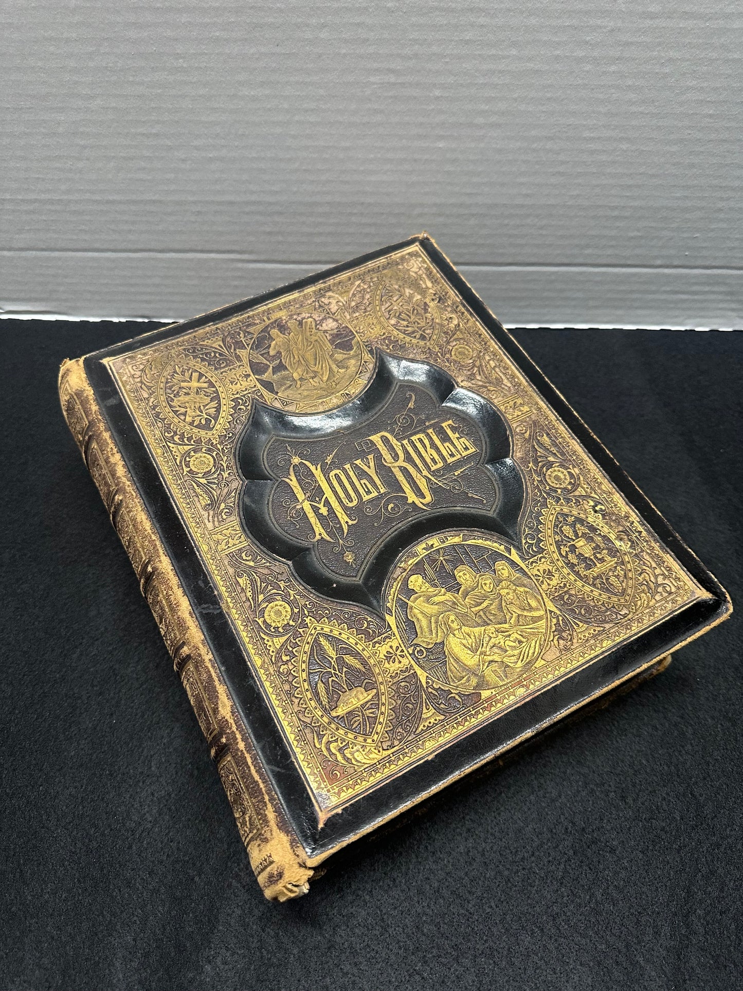 Stephen King, Salem’s Lot, Production Used Antique Bible, With Hand Drawings