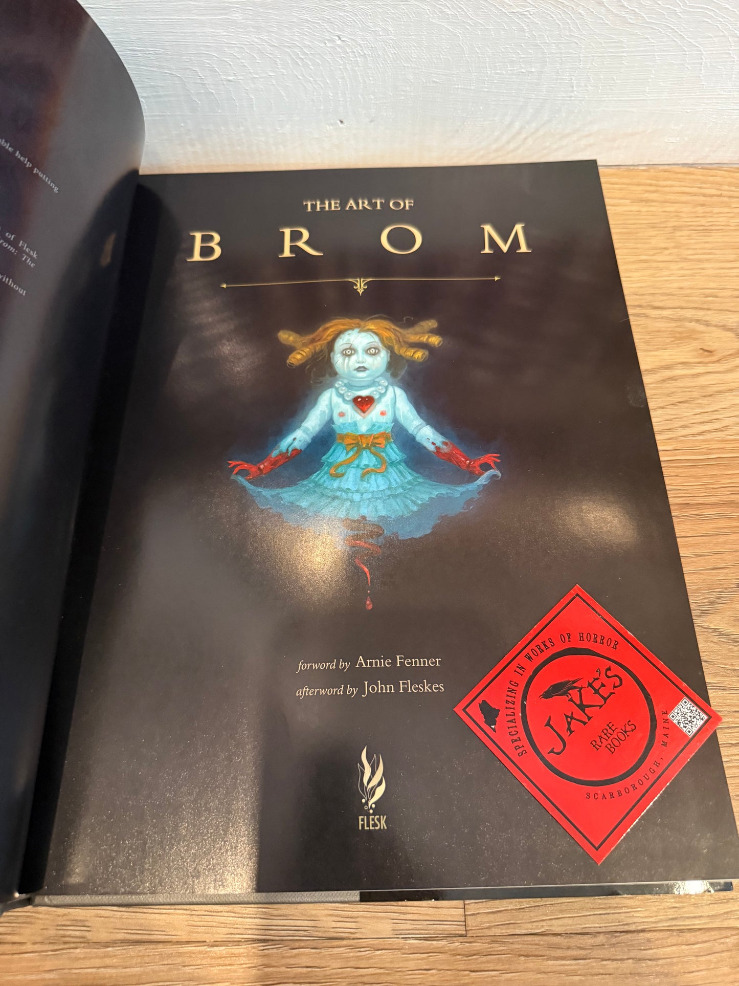 The Art of Brom, First Edition Hardcover 2013 RARE Kickstarter Edition Variant