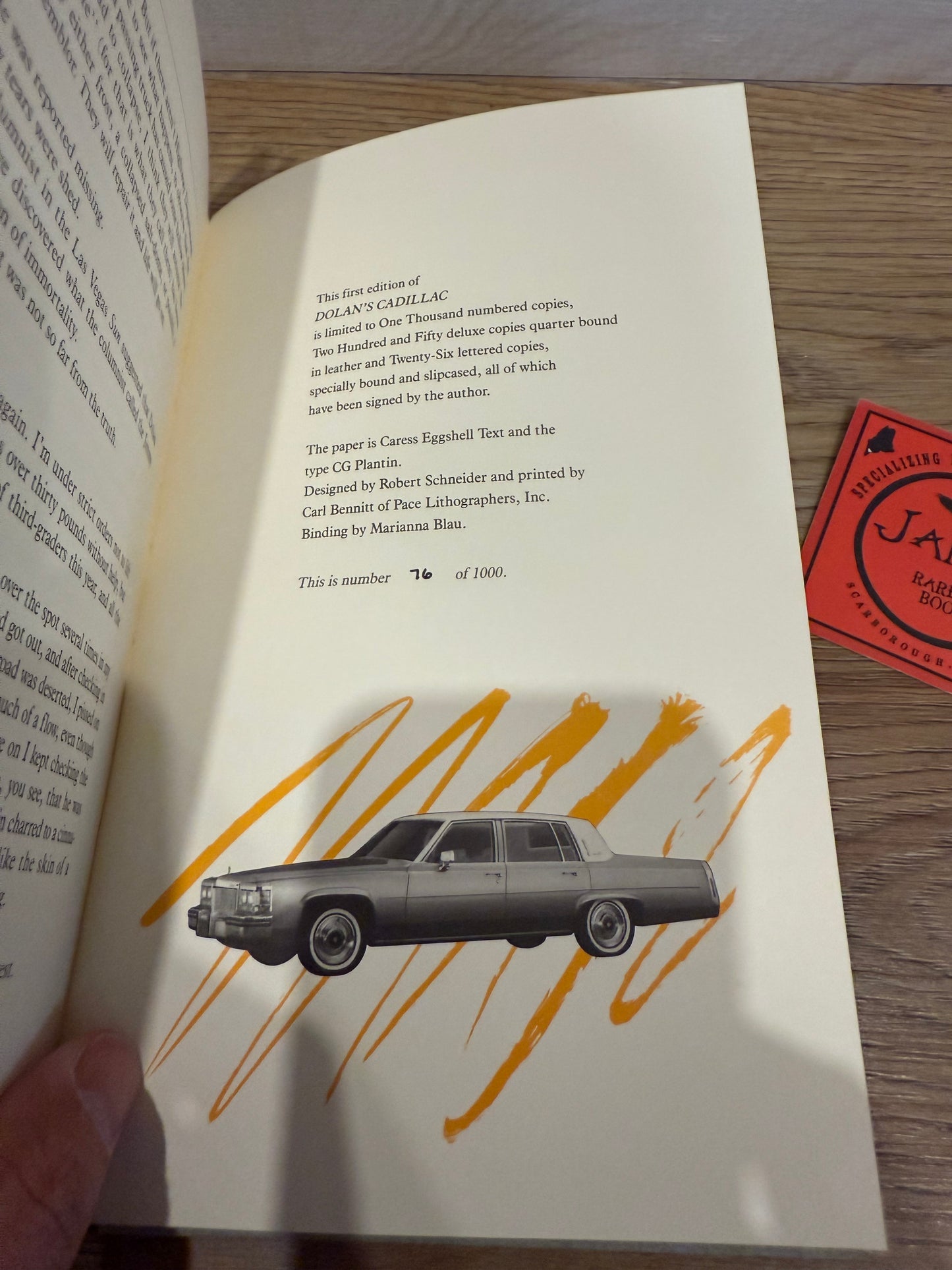 Stephen King, Dolan’s Cadillac, Signed/Limited #76, Lord John Press