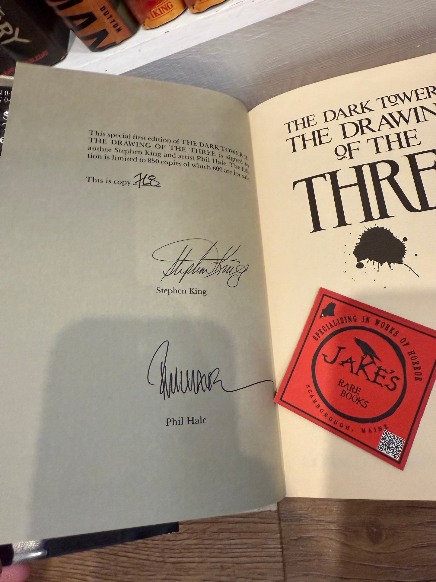 Stephen King, Drawing of the Three, Signed/Limited #768, Grant Publishing