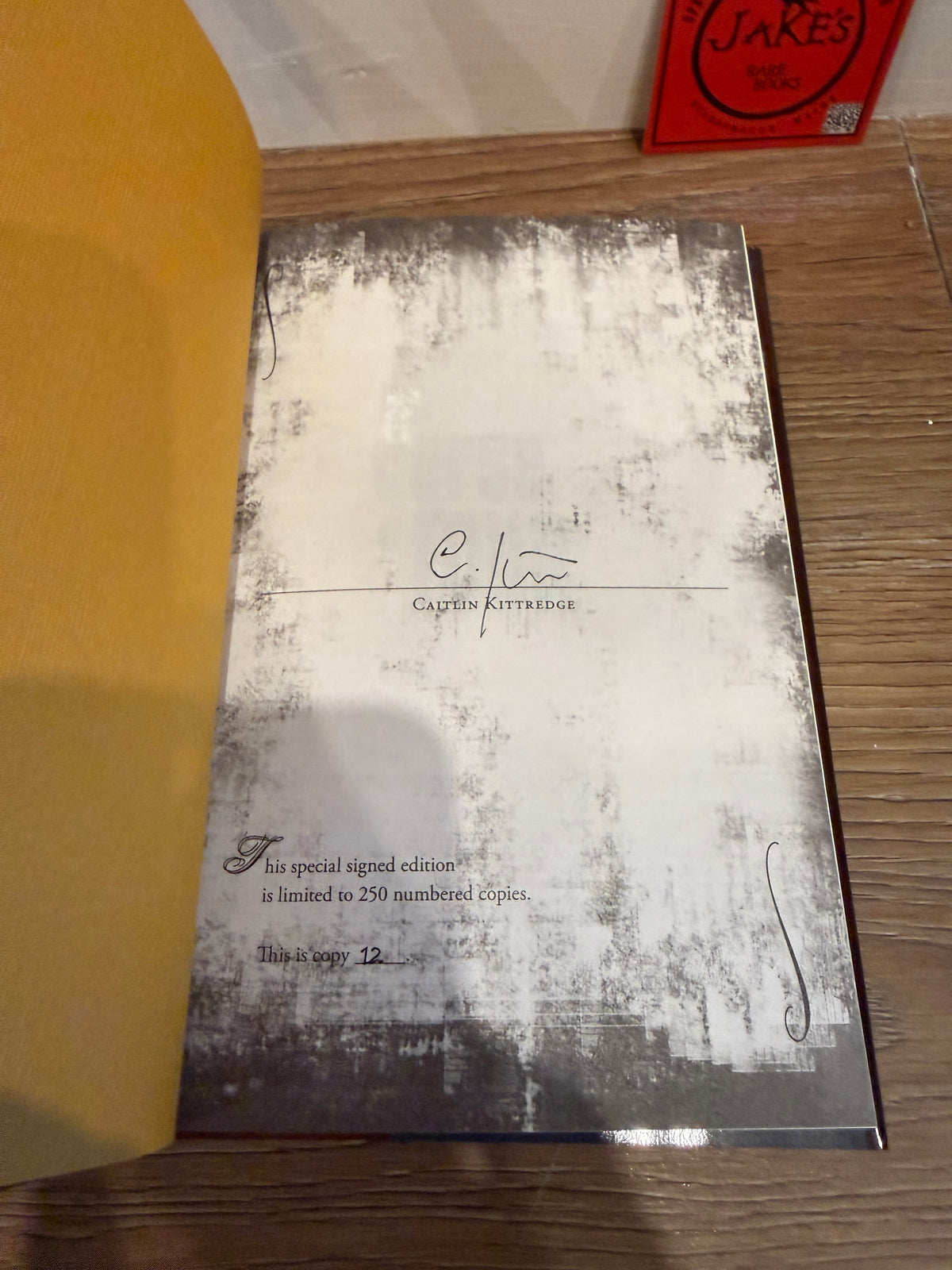 Caitlin Kittredge, the Curse of Four, Signed Limited #12, Subterranean Press
