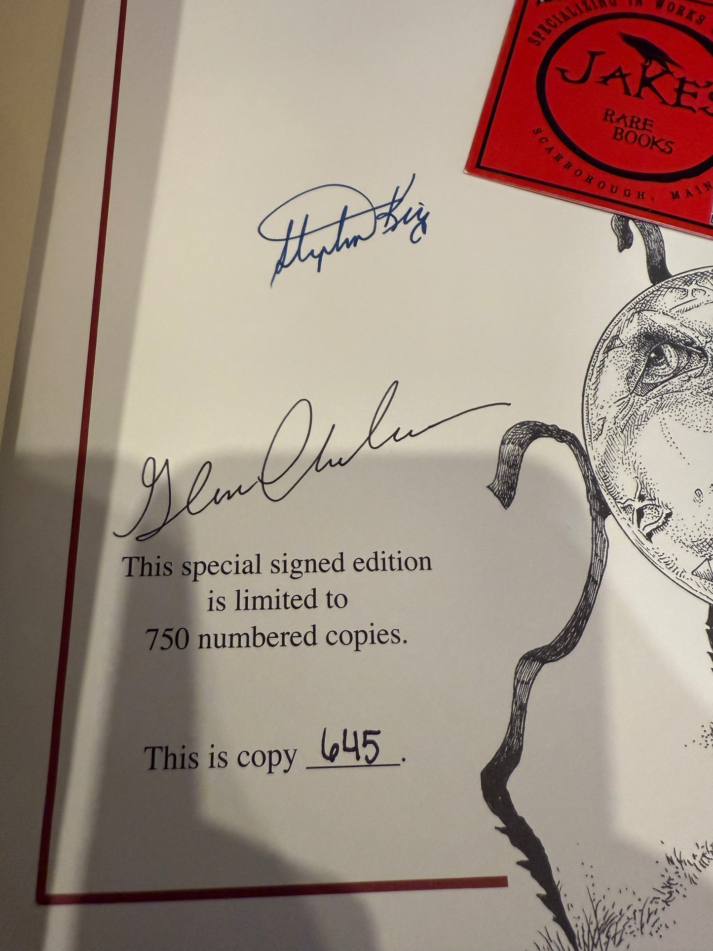 Stephen King, Secretary of Dreams Volume 1, Signed/Limited #645, Cemetery Dance