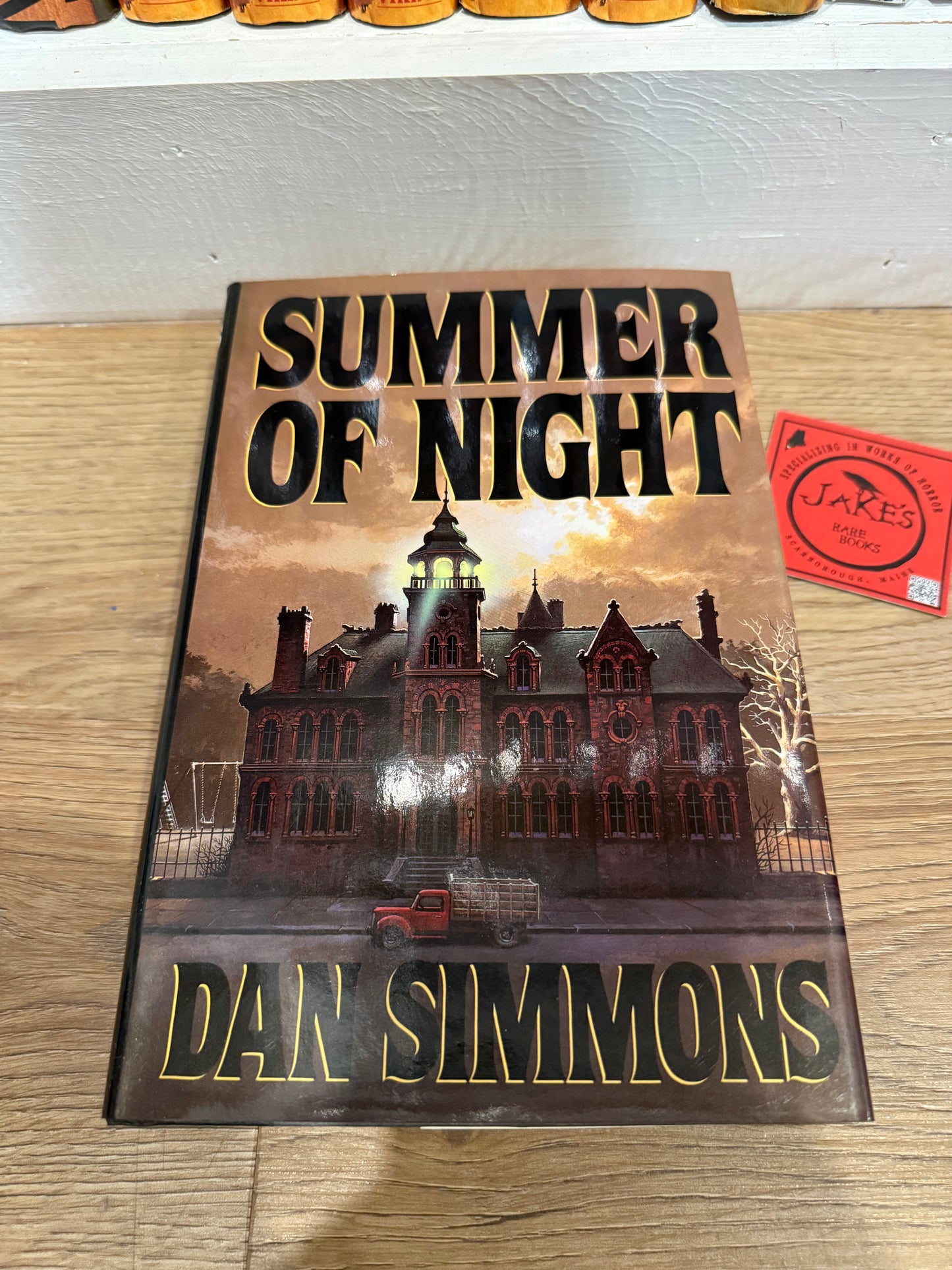 Dan Simmons, Summer of Night, First Edition SIGNED, Putnam