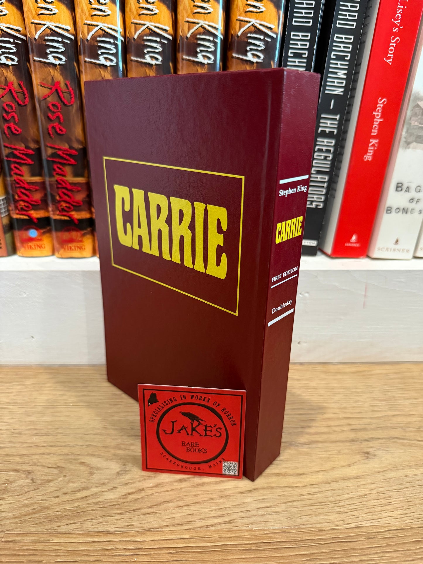 Stephen King, Carrie, First Edition, Doubleday Publishing