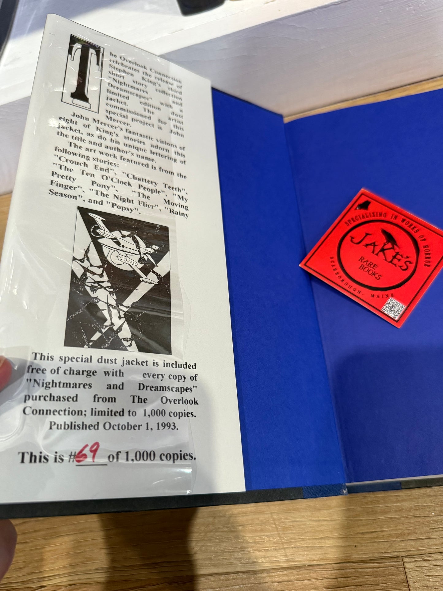 Stephen King, Nightmares and Dreamscapes, in Overlook Connection Limited Edition Dustjacket