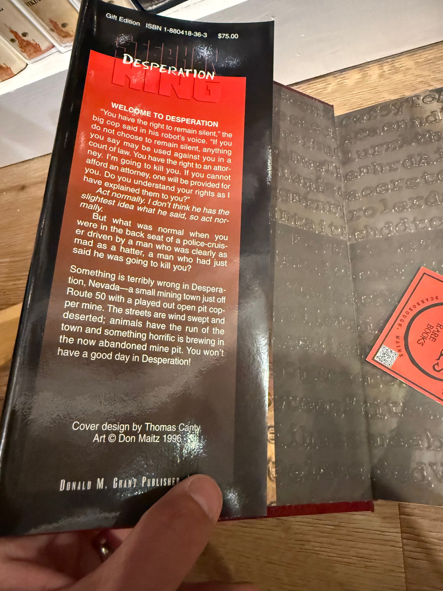 Stephen King, Desperation, Gift Edition, Grant Publishing