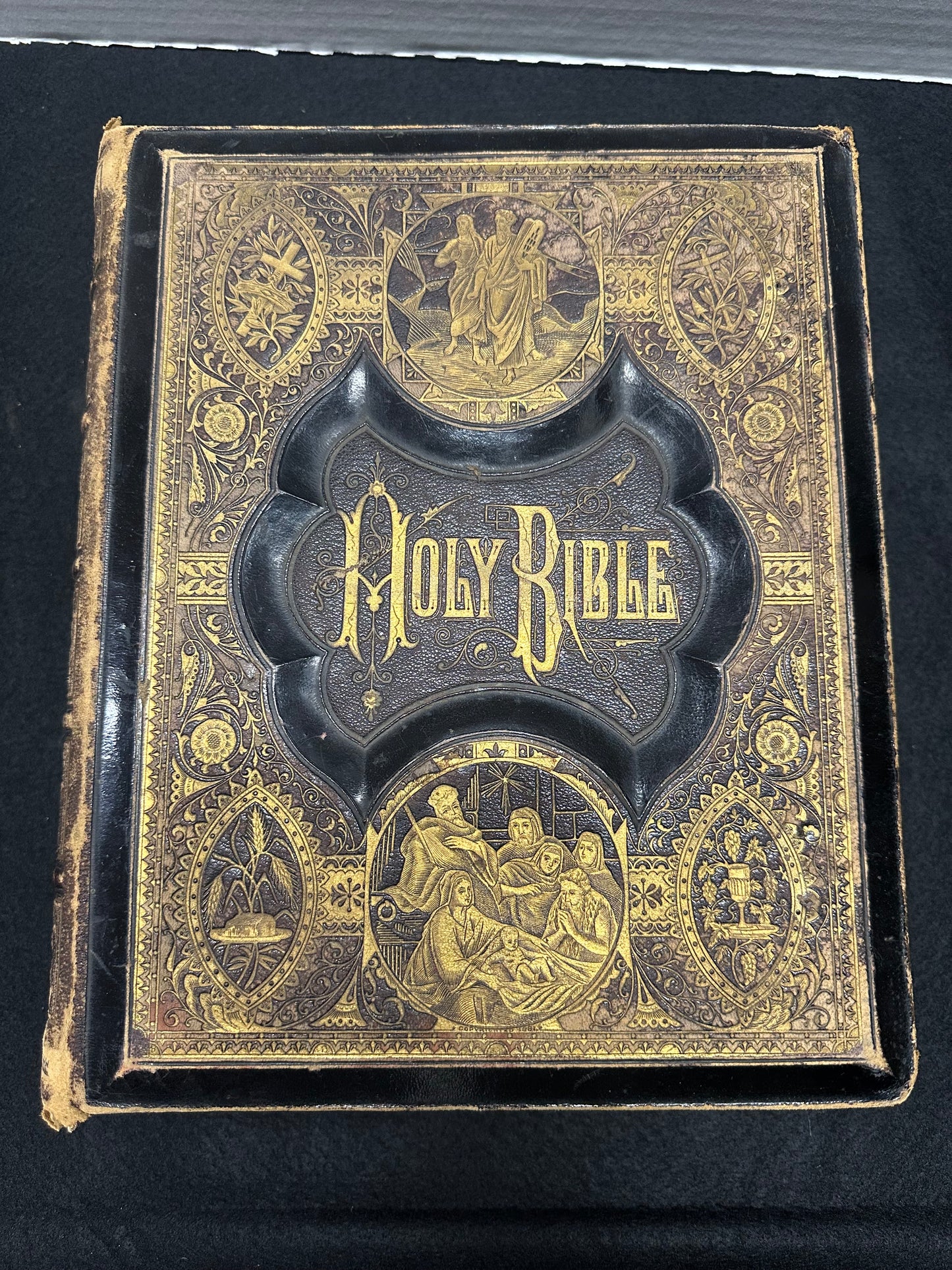 Stephen King, Salem’s Lot, Production Used Antique Bible, With Hand Drawings