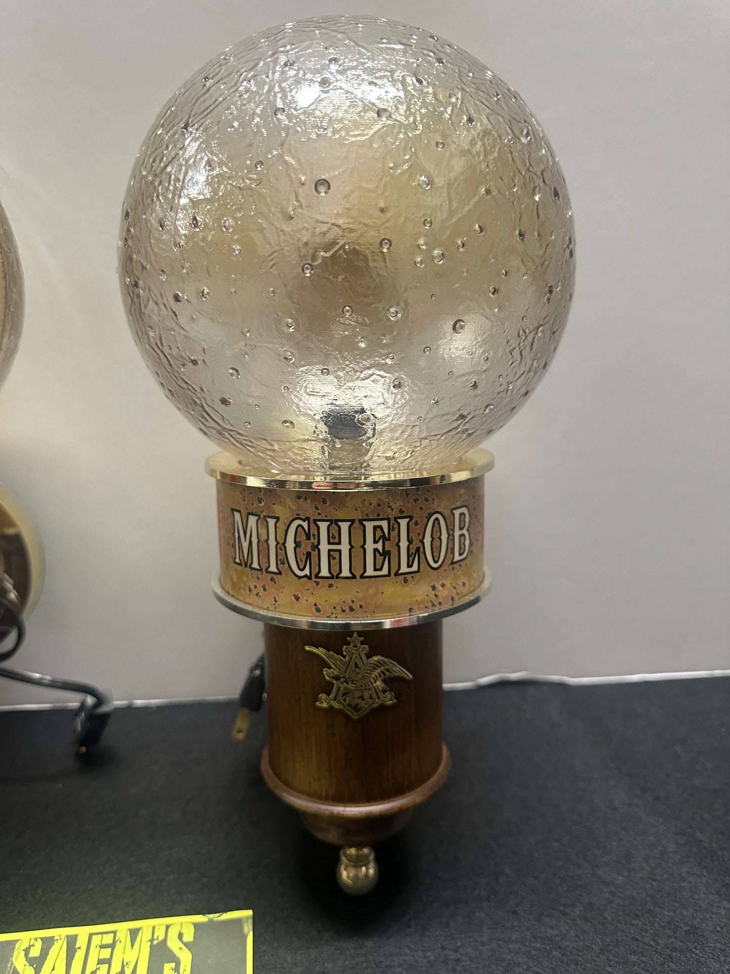 Stephen King, Salem’s Lot, Screen Used, Antique Michelob Wall Sconces