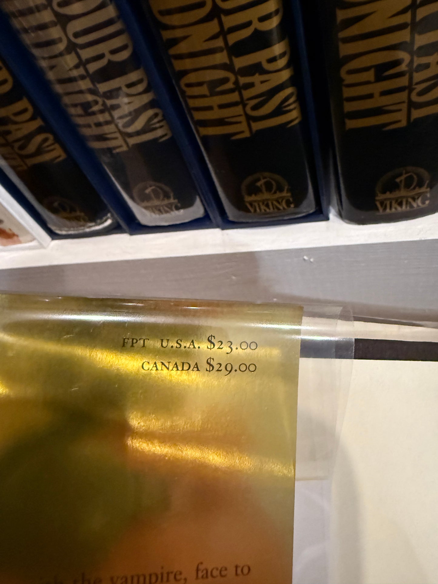 Anne Rice, Interview With a Vampire, Later Printing, SIGNED, Knopf